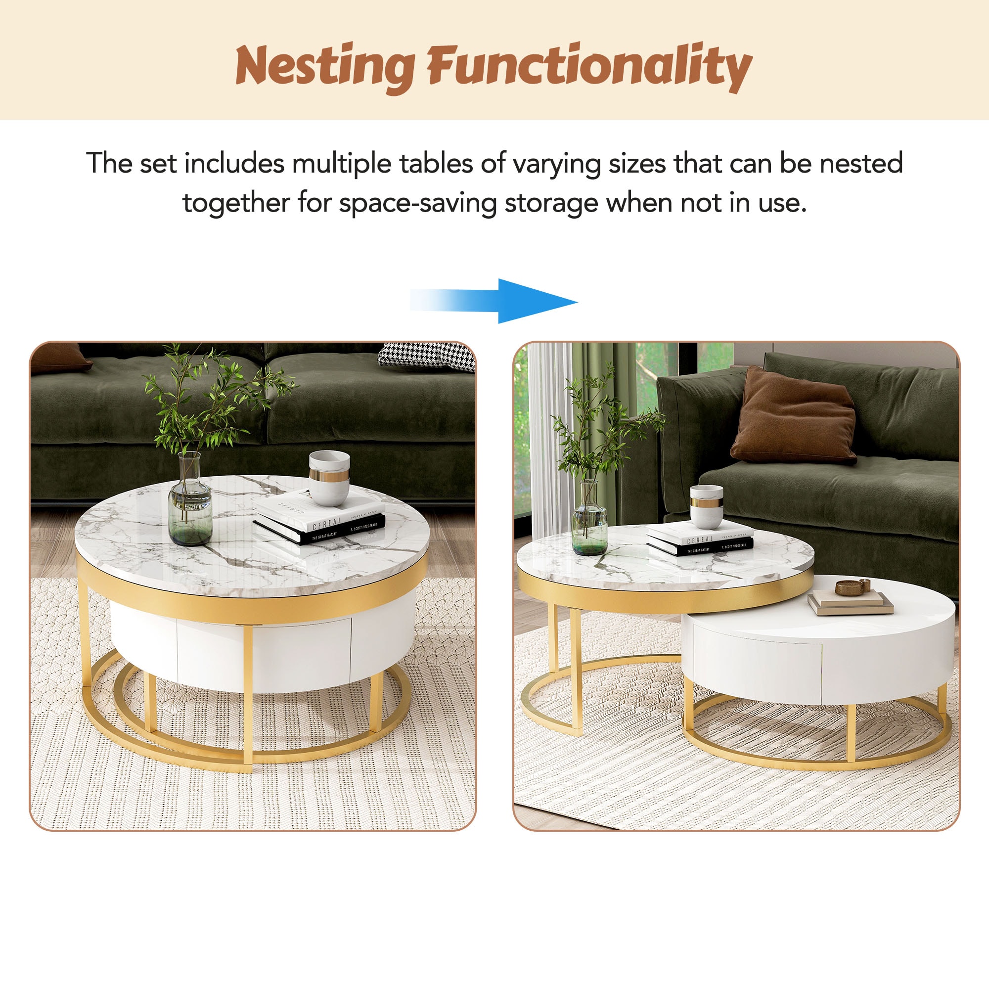 ModernLuxe L3P-WF307201AAK Coffee-Tables - View #9