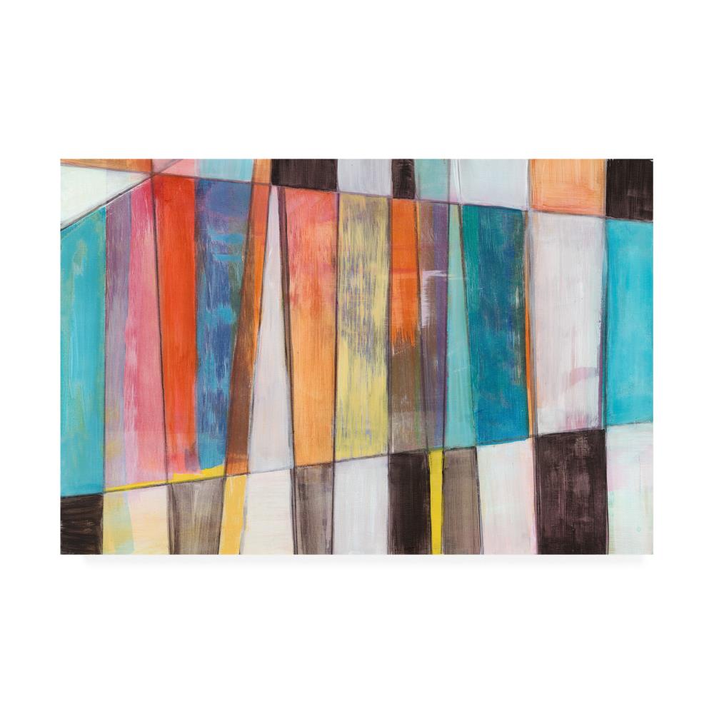 Trademark Fine Art WAG11229-C3047GG Framed 30-Inches H x 47-Inches W Abstract Canvas Print
