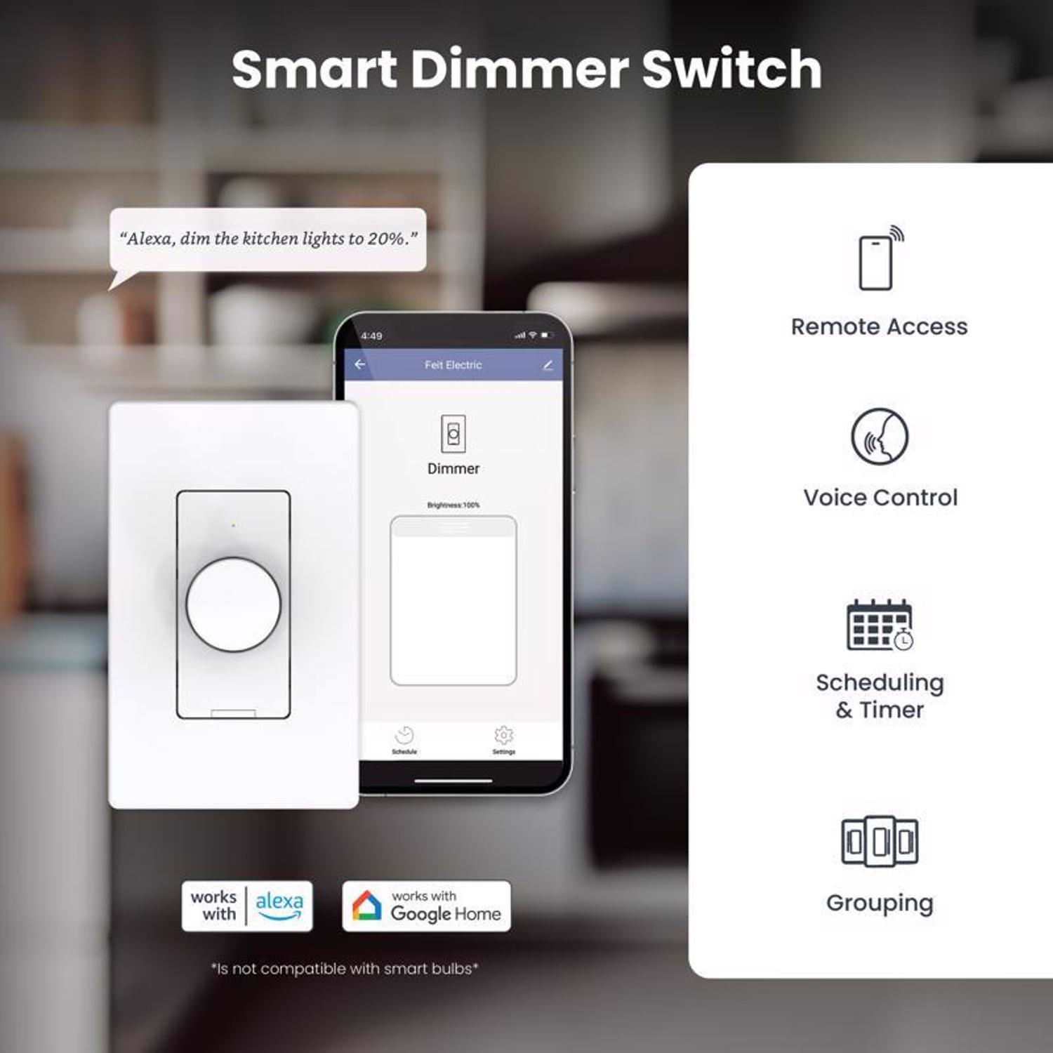 Feit Electric DIM/ROTARY/WIFI Lighting-Controls - View #3