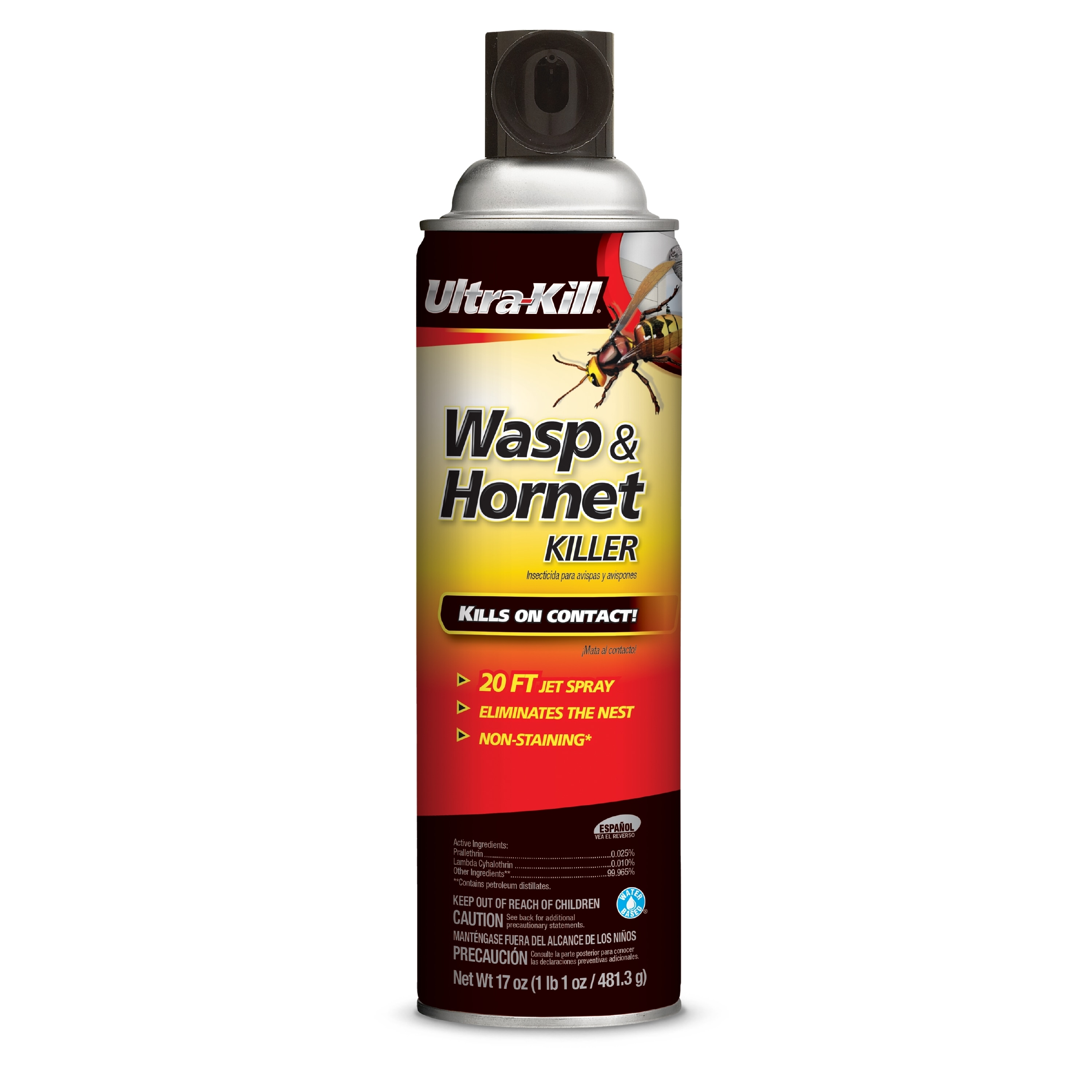 Ultra Kill Wasp And Hornet 17 Oz Insect Killer Aerosol In The Pesticides Department At Lowes Com