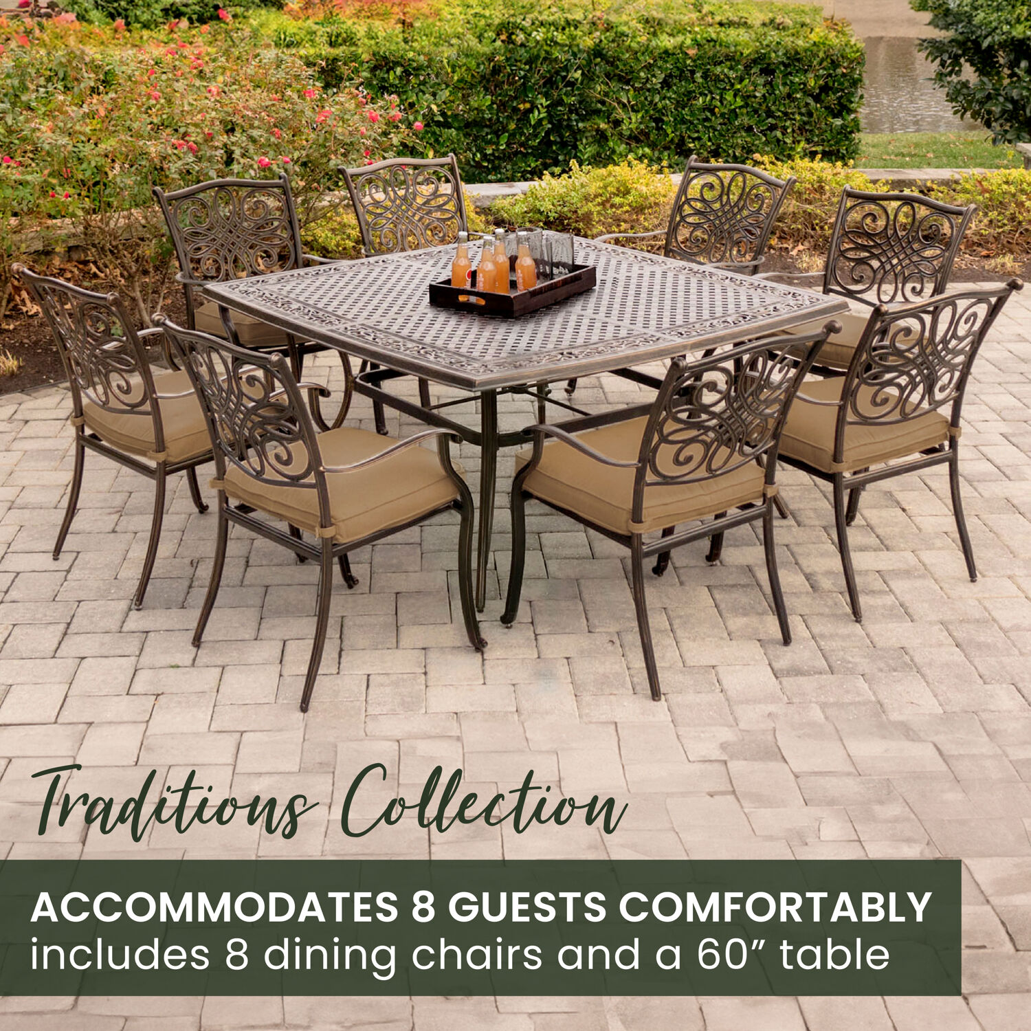 Hanover TRADDN9PCSQ Patio-Dining-Sets - View #9