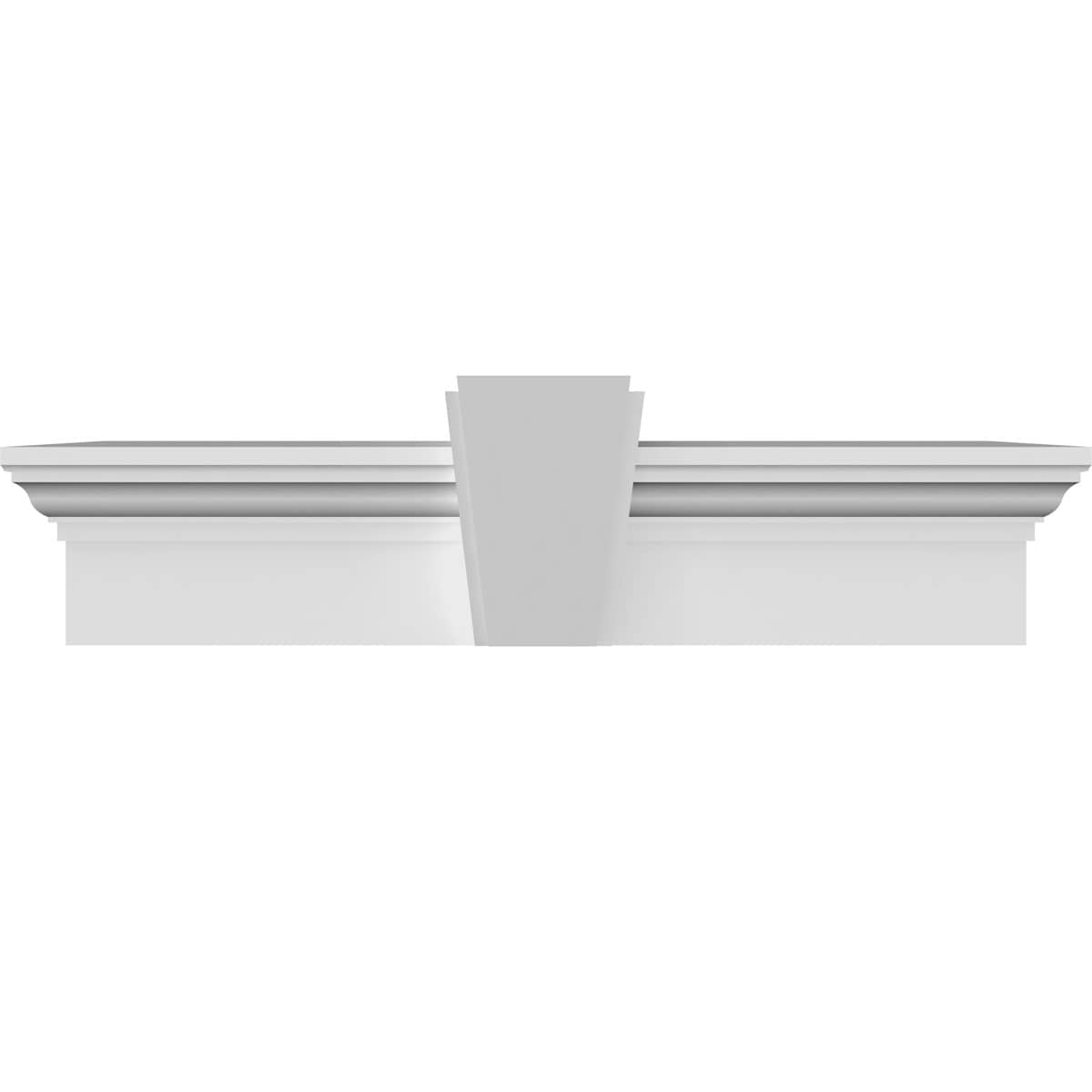 Ekena Millwork CRH06X73KA 76.5-Inches W x 6-Inches L Urethane Crosshead