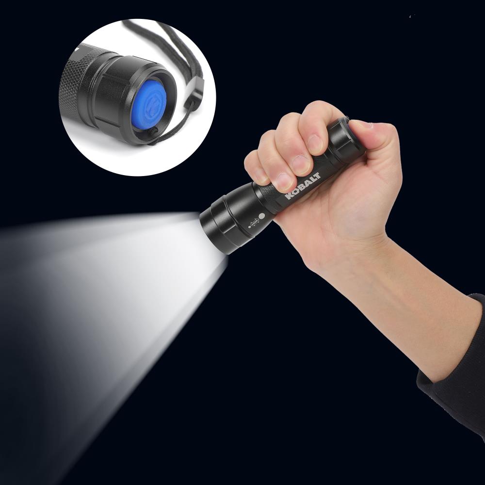 Kobalt 300-Lumen 3 Modes LED Flashlight (AAA Battery Included) in