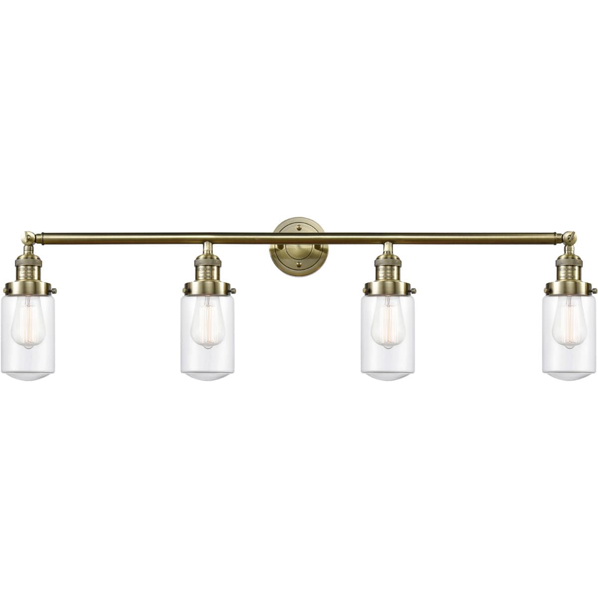 Innovations Lighting -  215-AB-G312-LED Franklin Restoration Dover Bathroom Vanity Light Antique ...