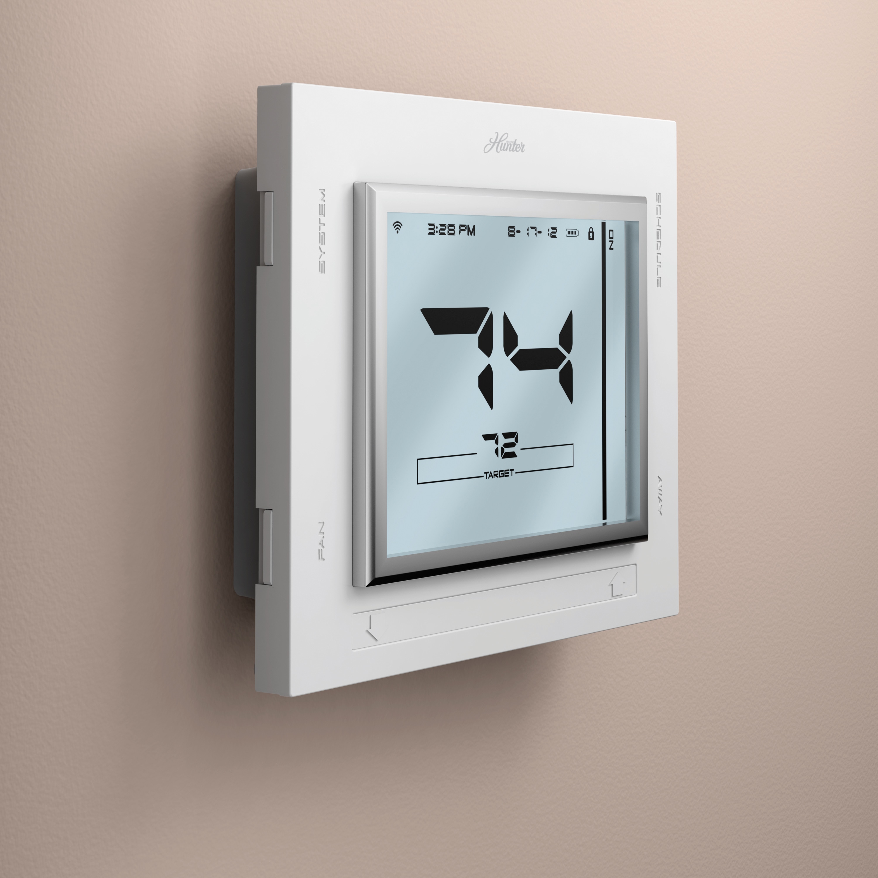 Hunter Programmable Thermostat Rectangle at