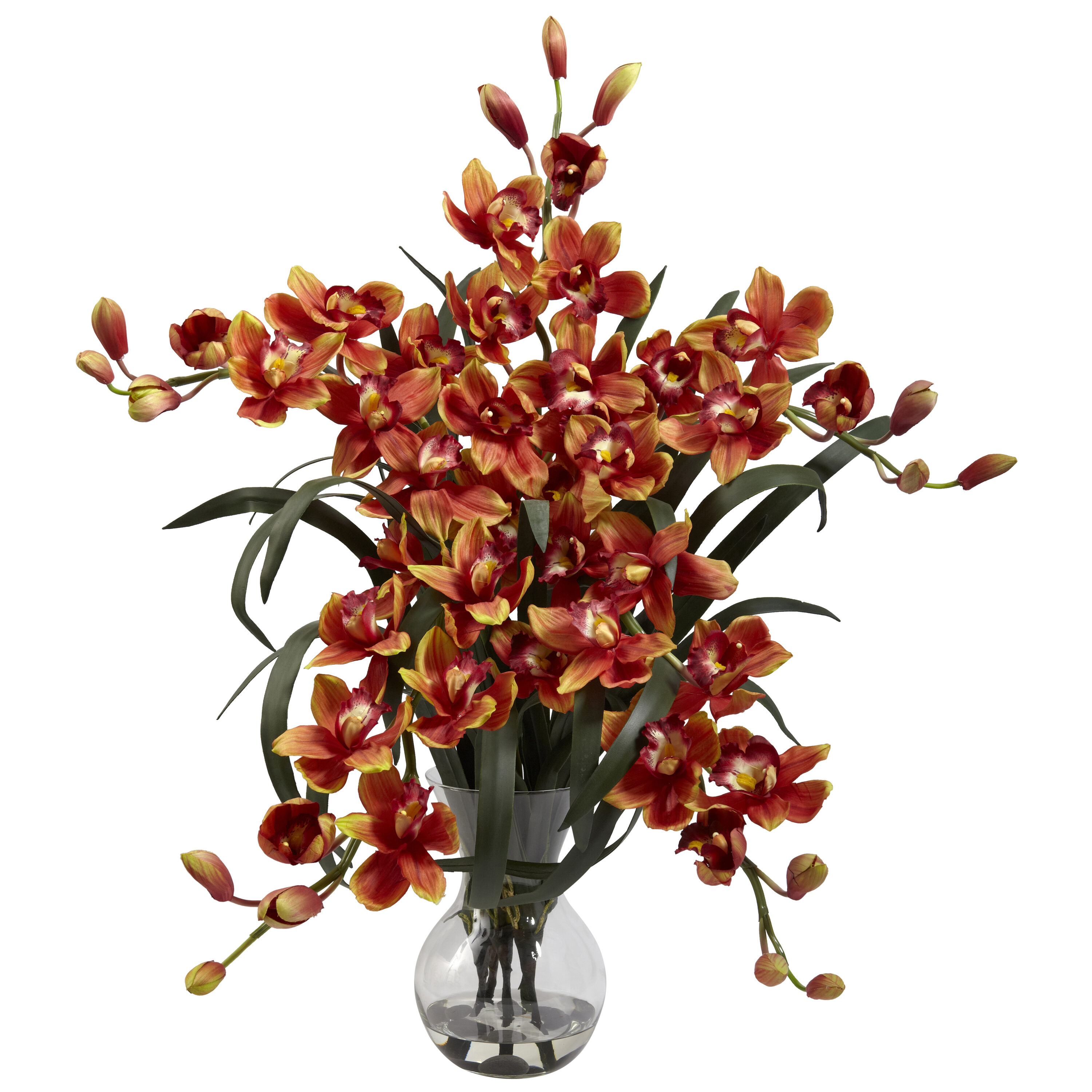  Large Cymbidium with Vase Arrangement
