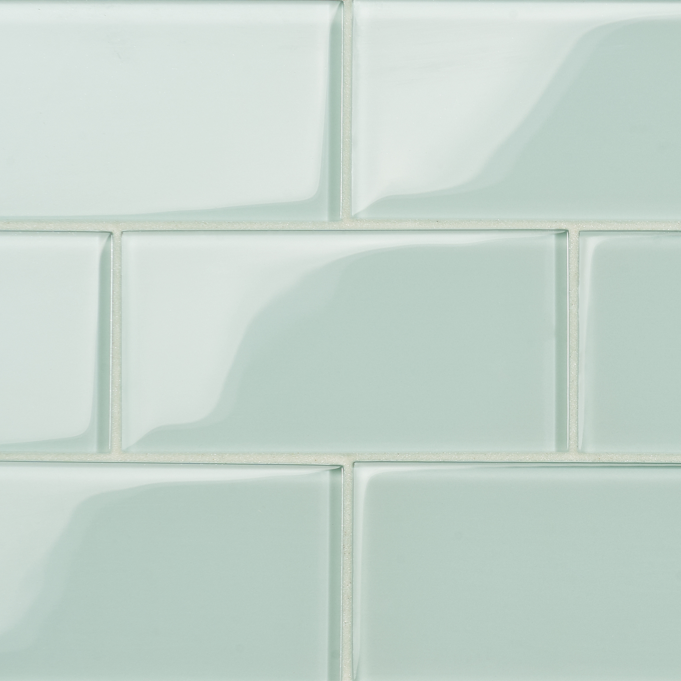 Spa Green 3'' x 6'' Glass Subway Wall Tile