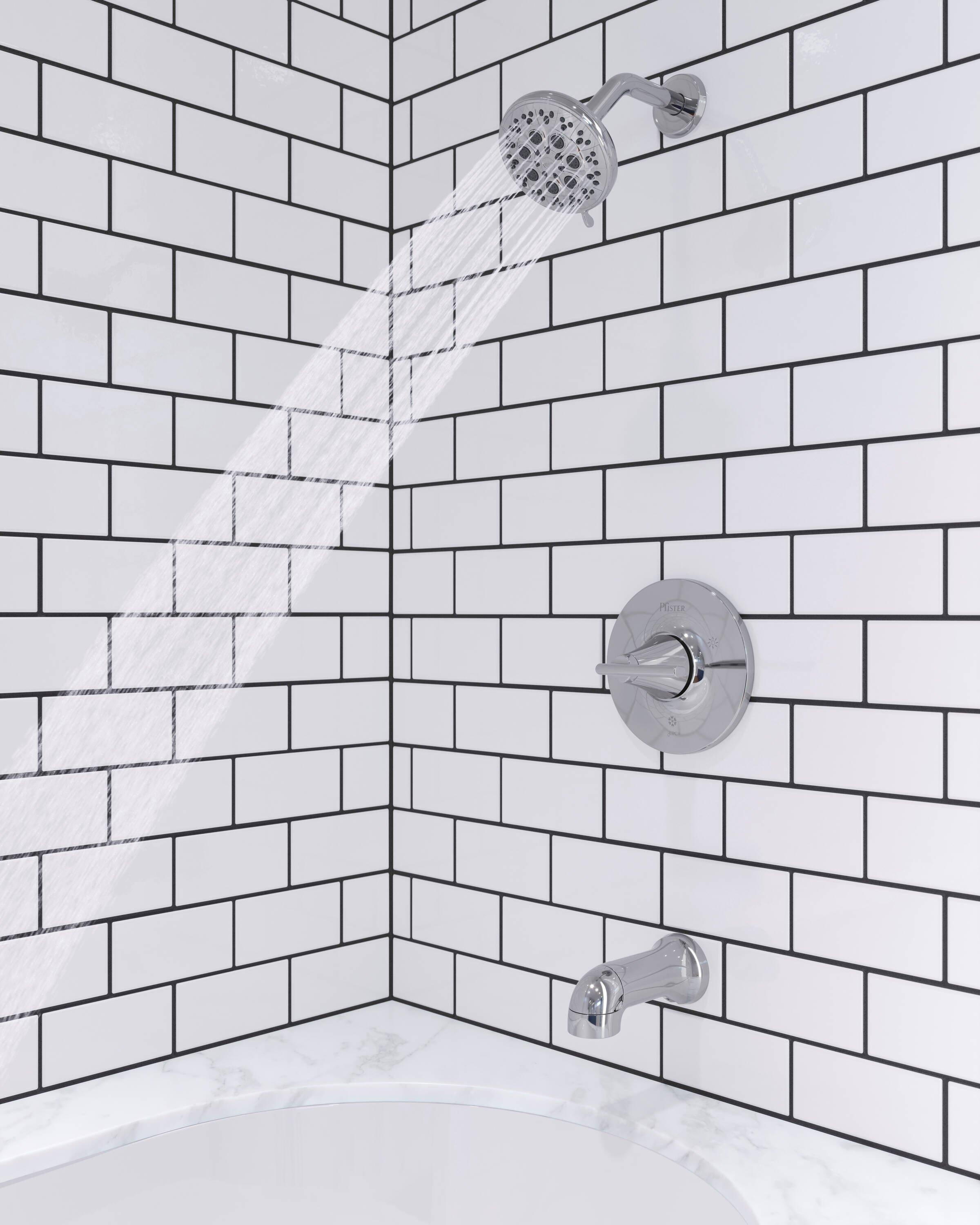 Pfister 8P8-WS2-VEDC Tub-Shower-Faucets - View #4