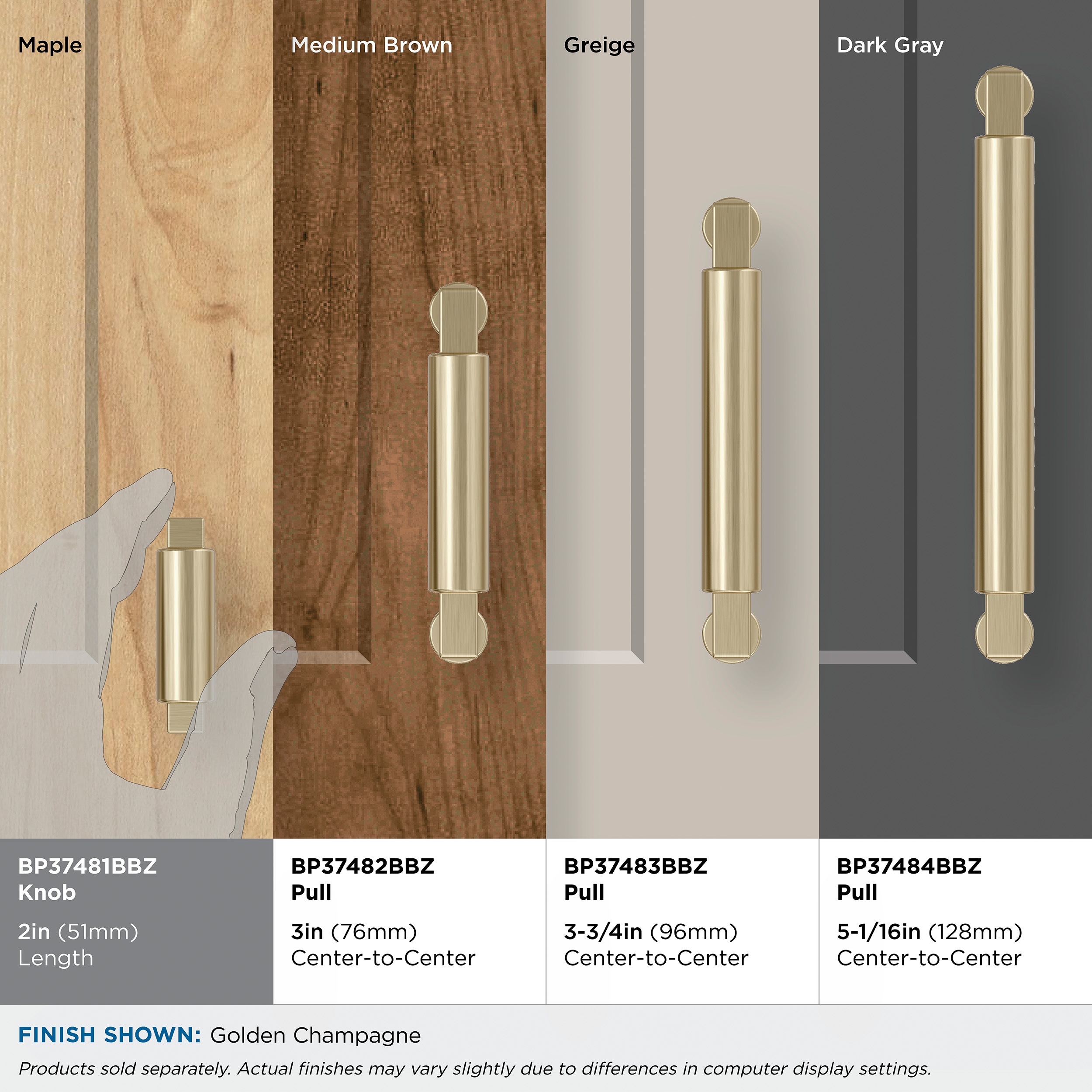 Amerock BP37481BBZ Cabinet-Knobs - View #7