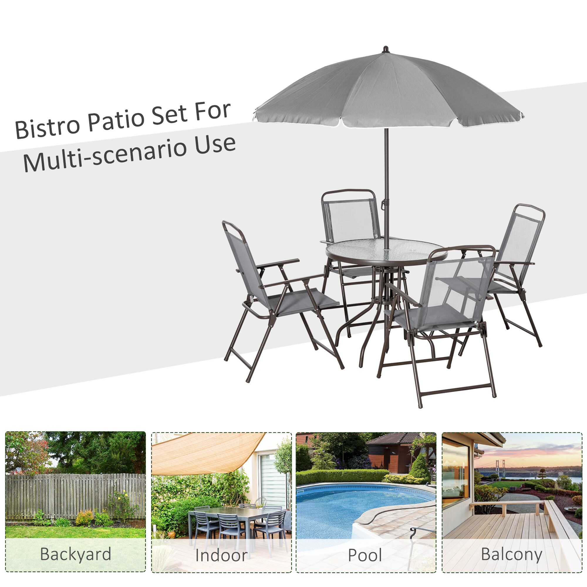 Outsunny 84B-688 Patio-Dining-Sets - View #7