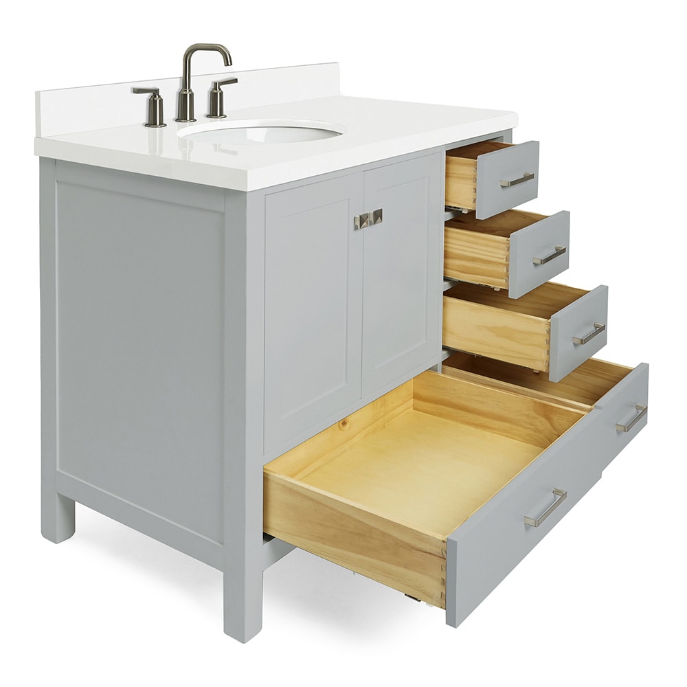 ARIEL A043SLWQOVOGRY Bath-Vanity-Combo - View #5