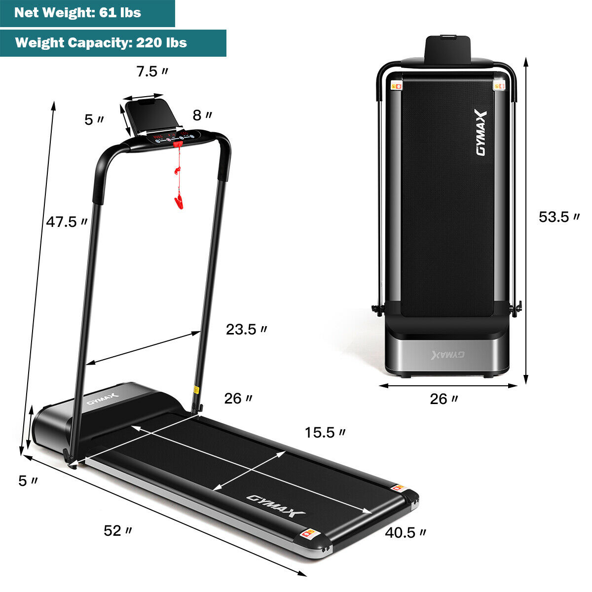 Goplus Treadmills at