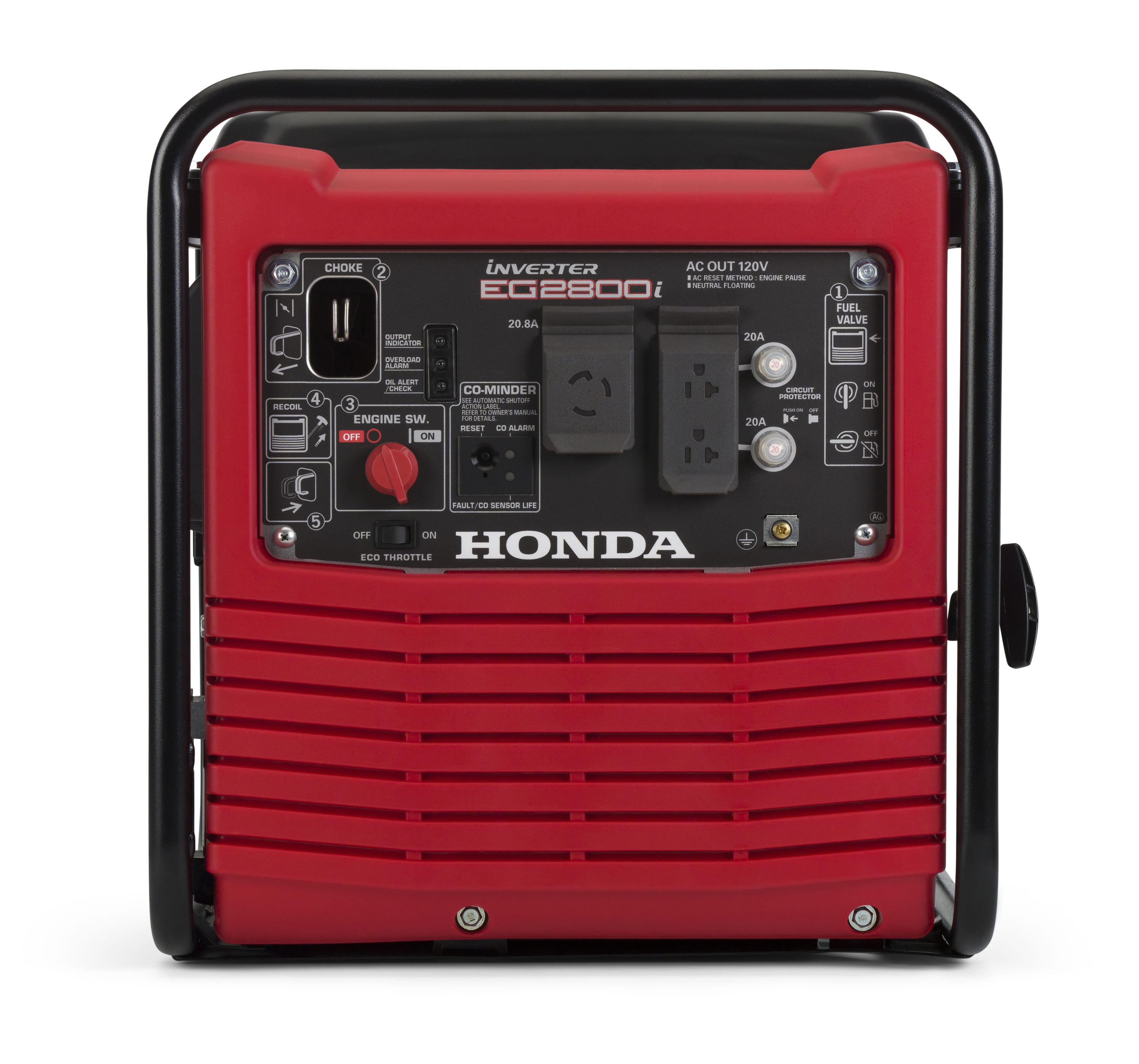 Honda EG 2800-Watt Gasoline Portable Inverter Generator in the Inverter Generators department Lowes.com