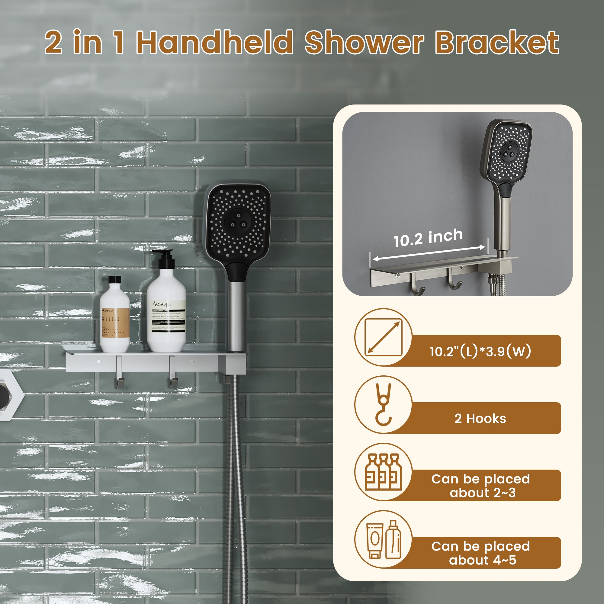 CASAINC KCHS0022-LEDMB Showerhead-Bar-Panels - View #9