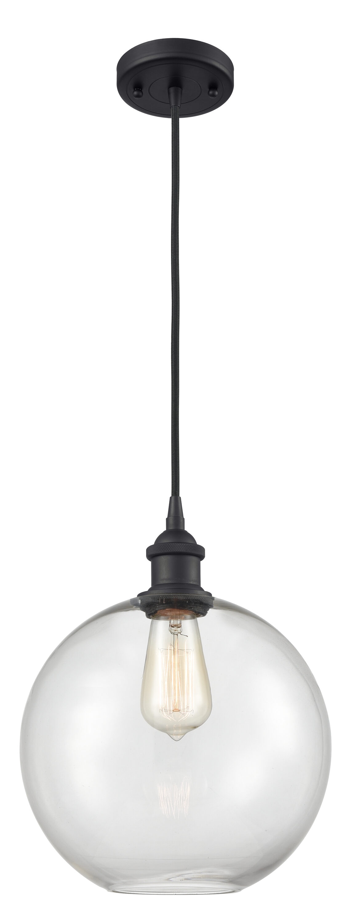Innovations Lighting 516-1P-BK-G122-10 Pendant-Lights - View #2