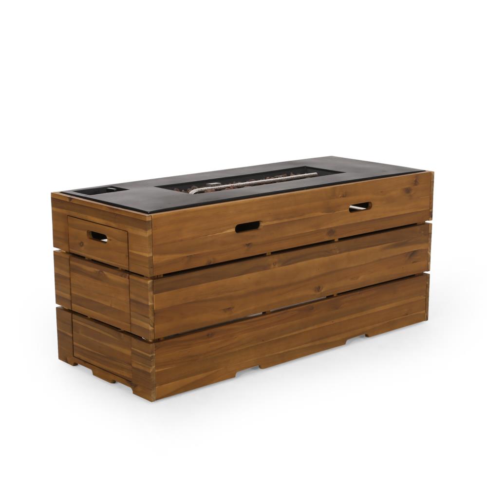 Teak fire deals pit table