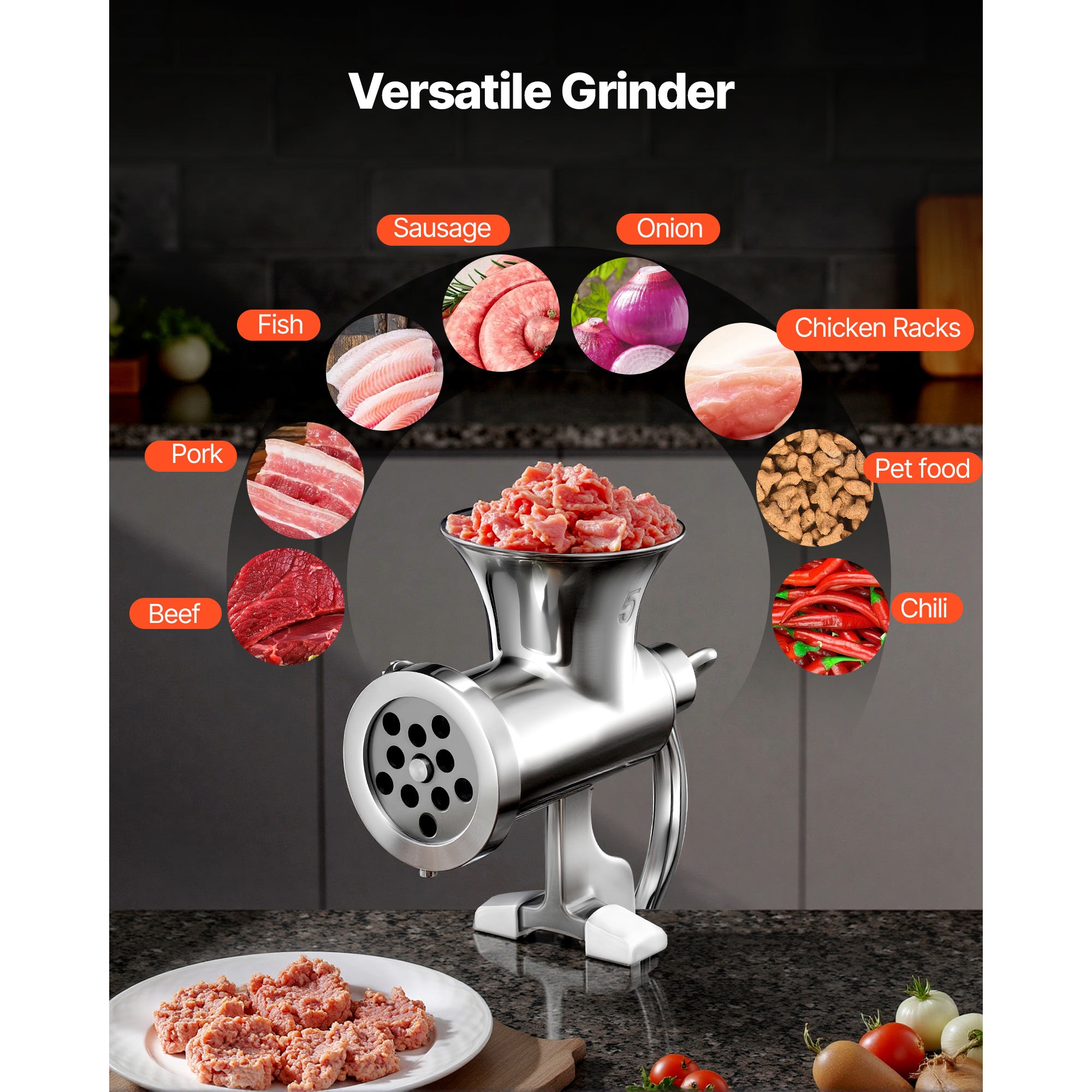 VEVOR SCZJSSDJRJBX08394V0 Meat-Grinders - View #6