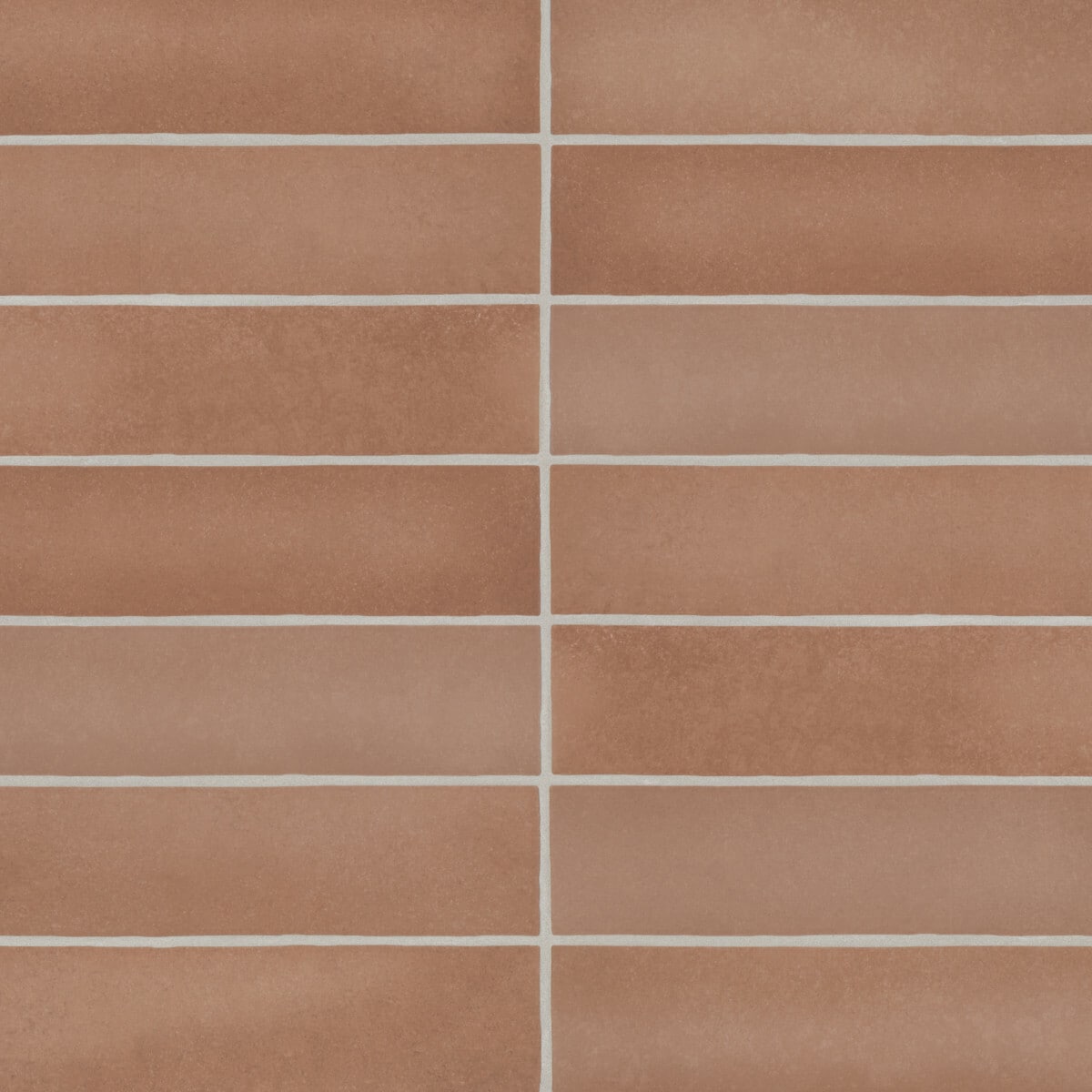 Bedrosians DECMAKUMT2510M Makoto Umi Terracotta 2-in x 10-in Matte Ceramic Subway Floor and Wall Tile (5.38-sq. ft/ Carton)