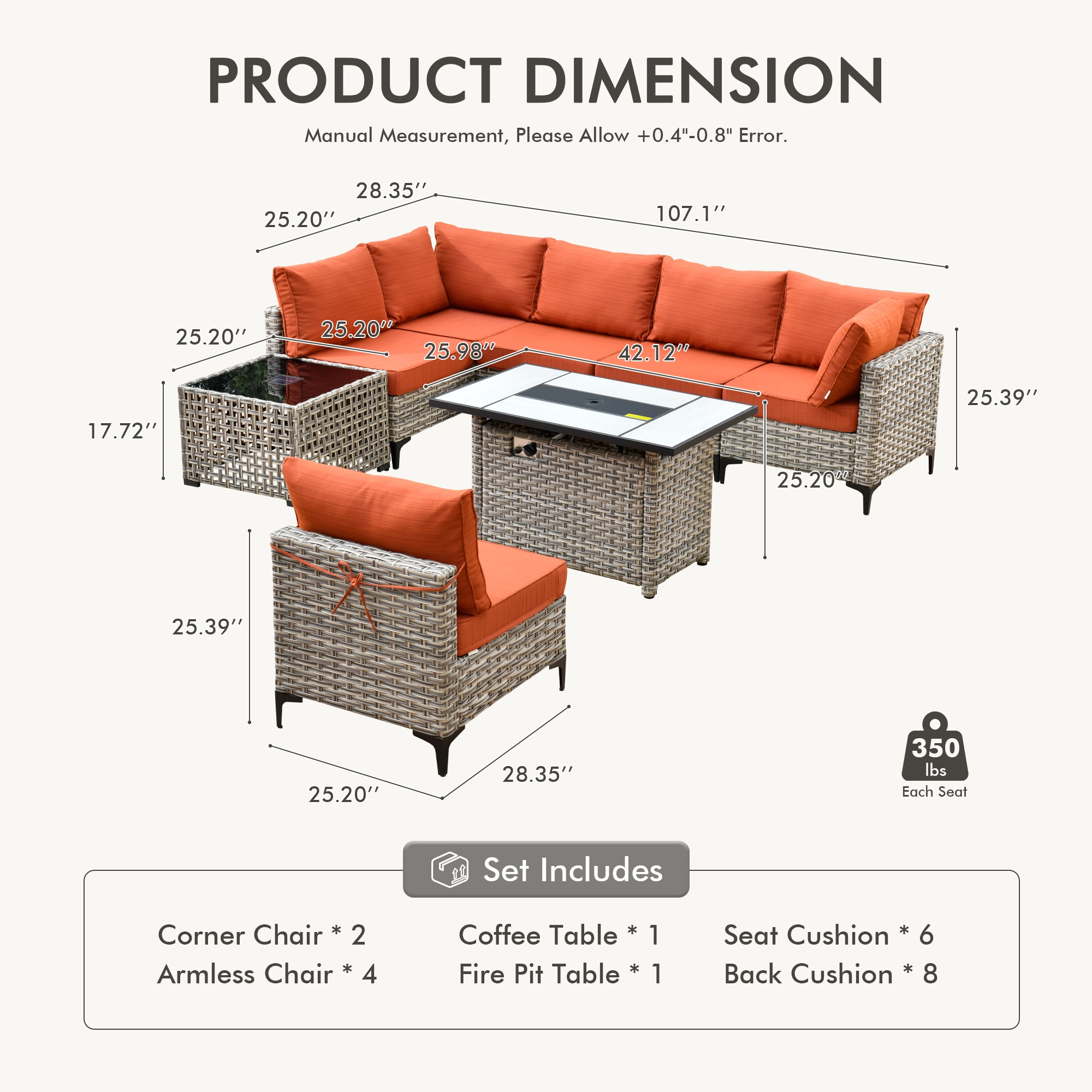 ALTRIGUS 6L-CFP-SKT808-AL Patio-Conversation-Sets - View #3