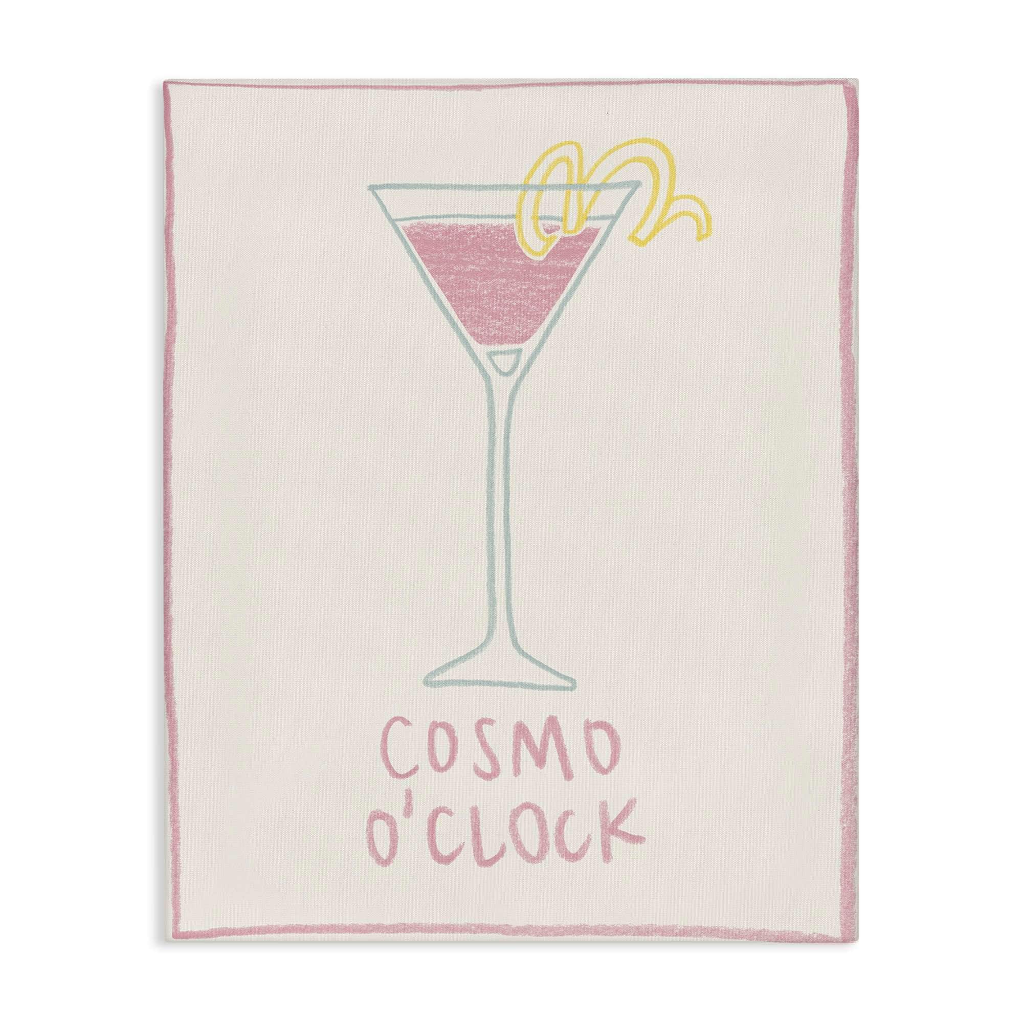 Stupell Industries BS-367-CN-24X30 Minimal Cosmo O'Clock Canvas Wall Art By Grace Popp 24 x 30