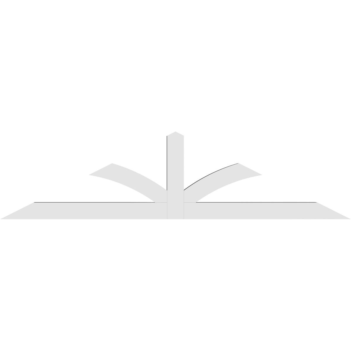Ekena Millwork GBP084X21X0404RIC00 Exterior-Brackets-Braces - View #4