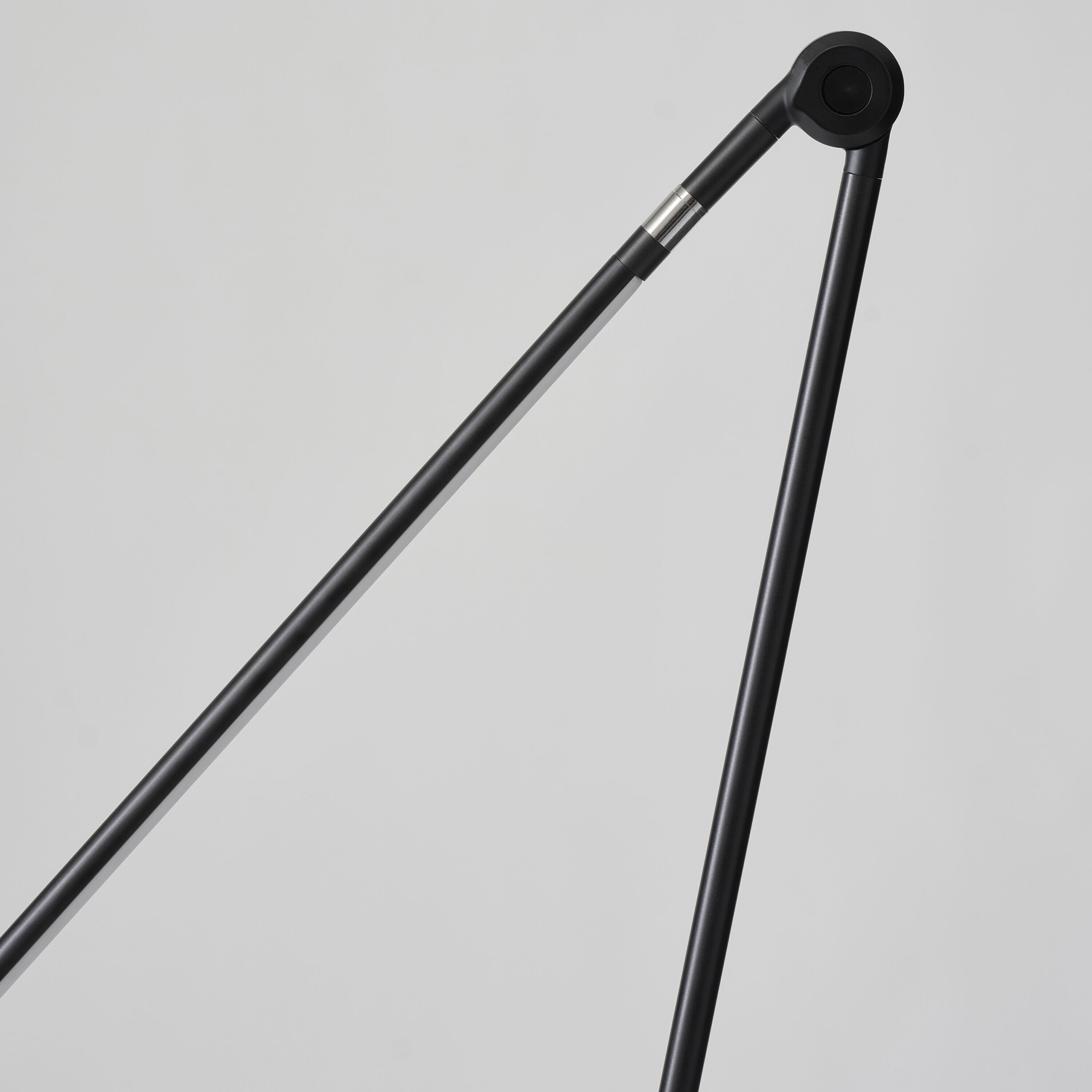Libra Black Adjustable LED Floor Lamp with 3-Way Switch