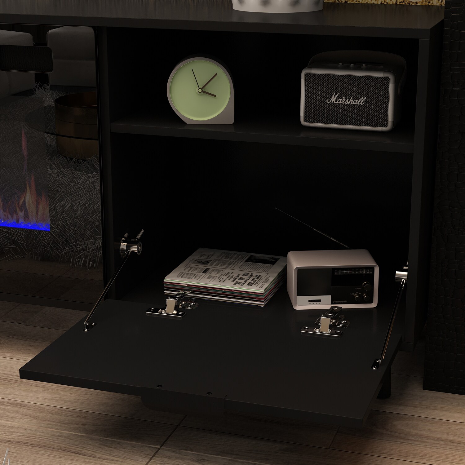 FUFU&GAGA KF020305-01+309 Electric-Fireplaces - View #12