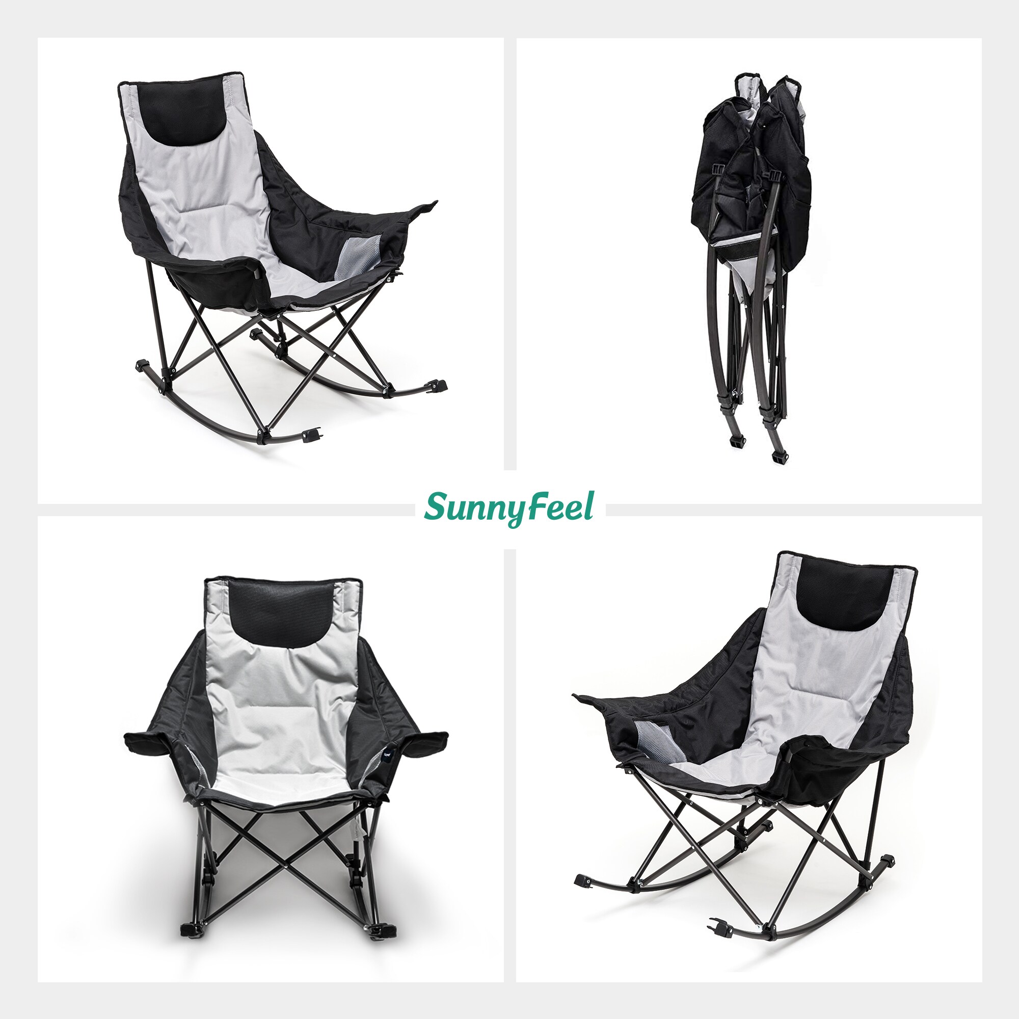 Clihome CL-CCAC2026XGY1 Beach-Camping-Chairs - View #6