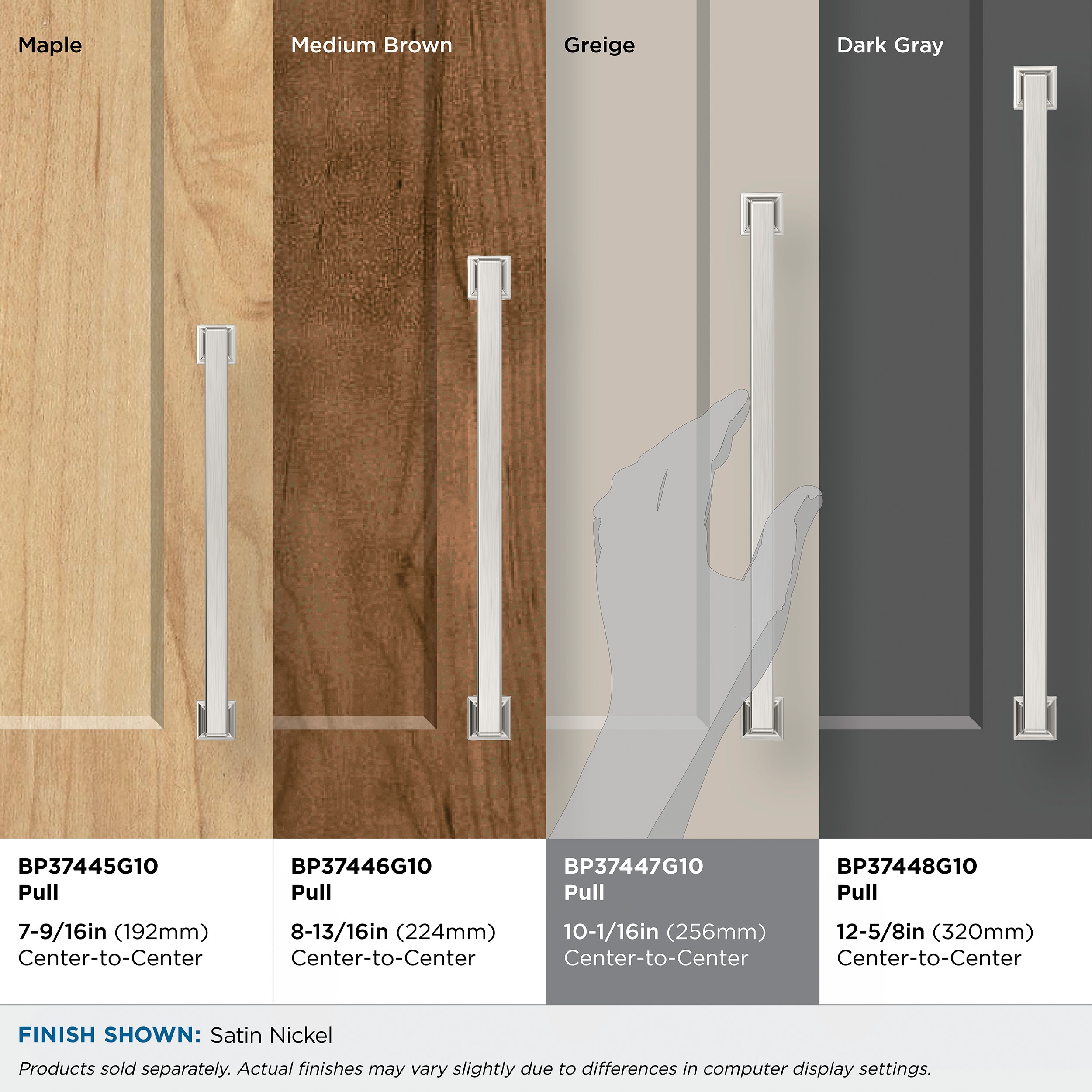 Amerock BP37447G10 Cabinet-Pulls - View #8