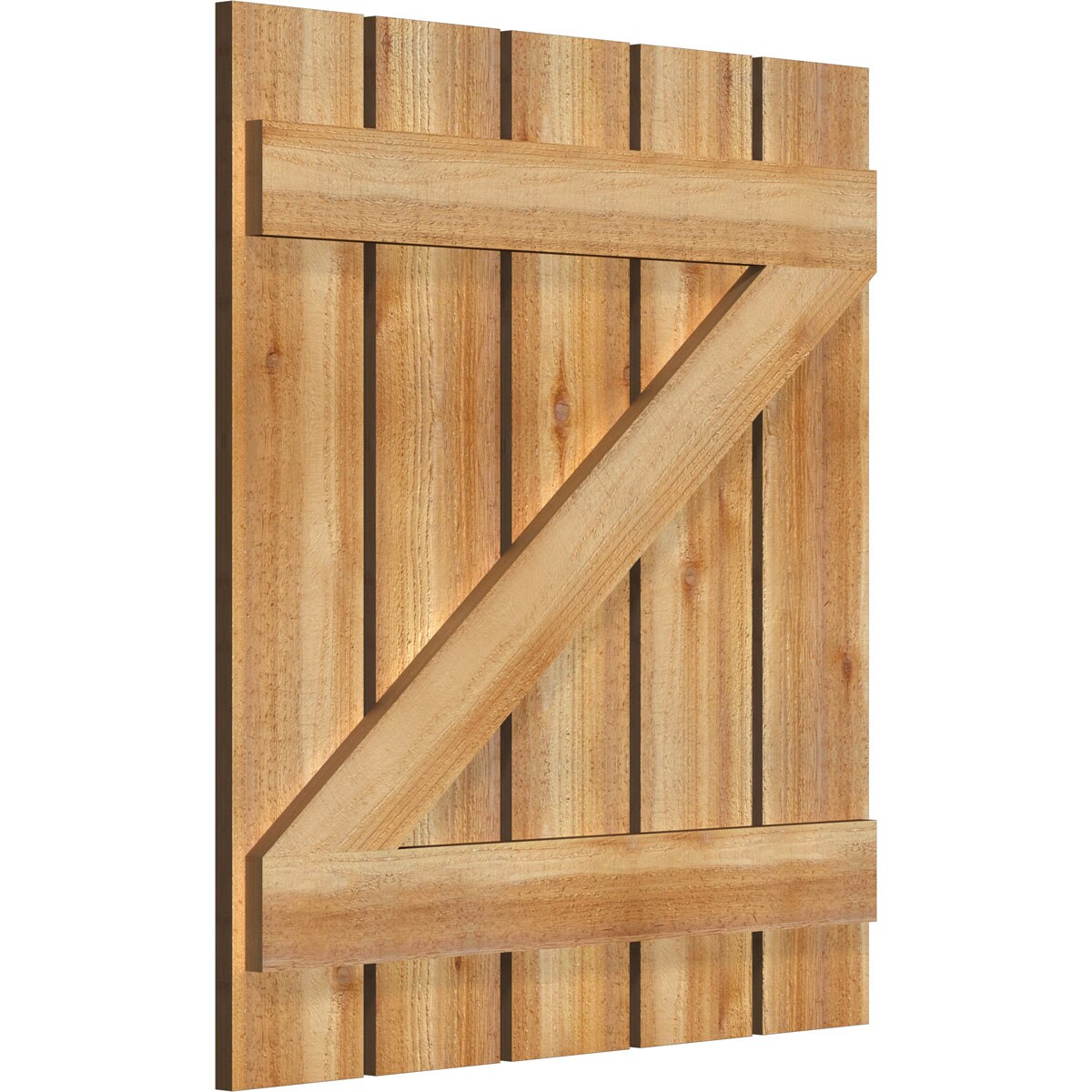Ekena Millwork RBS06Z29X032RWR Exterior-Shutters - View #2
