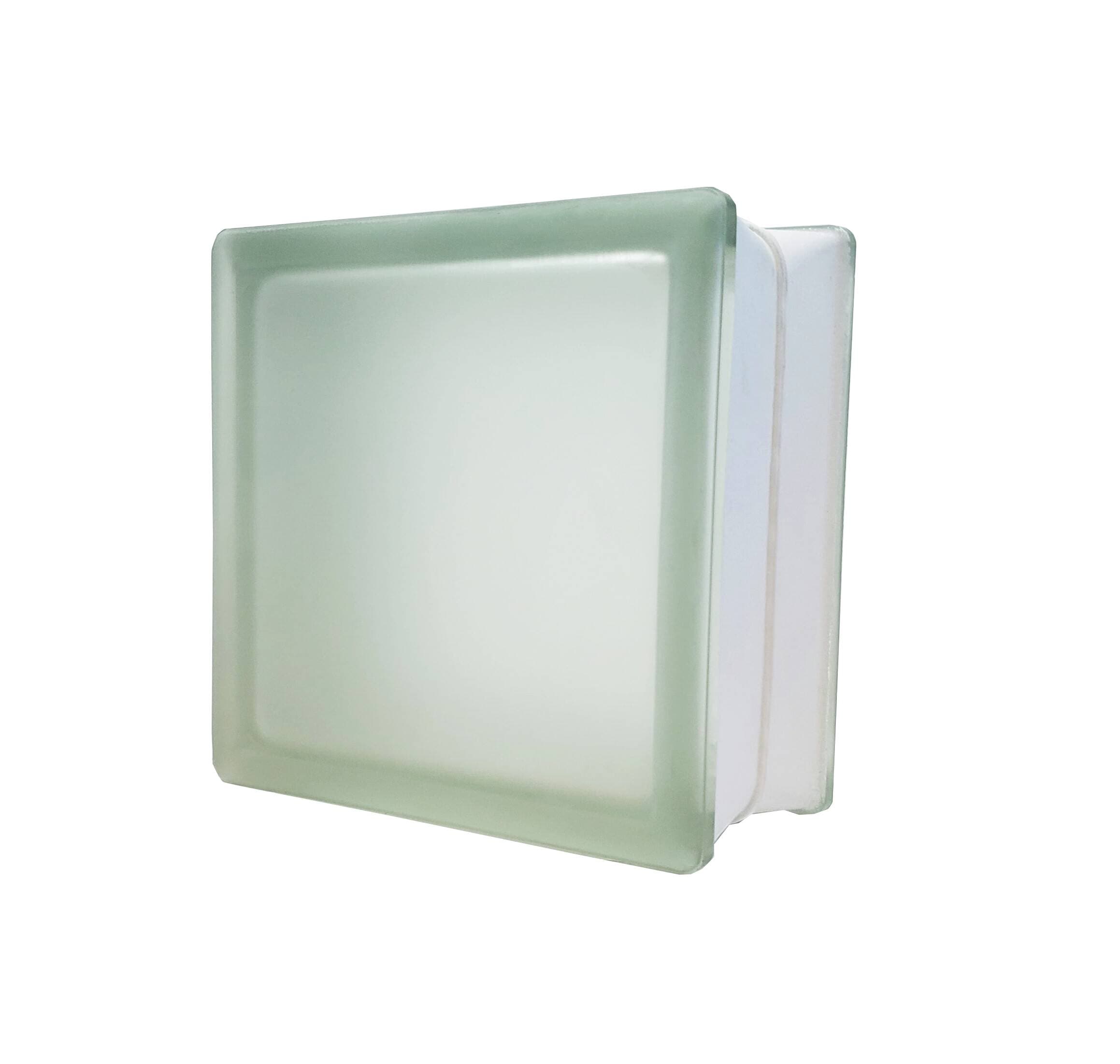 Redi2set 10 Pack Clear Frosted Glass Block 6 In H X 6 In W X 3 In D In The Glass Block 3411