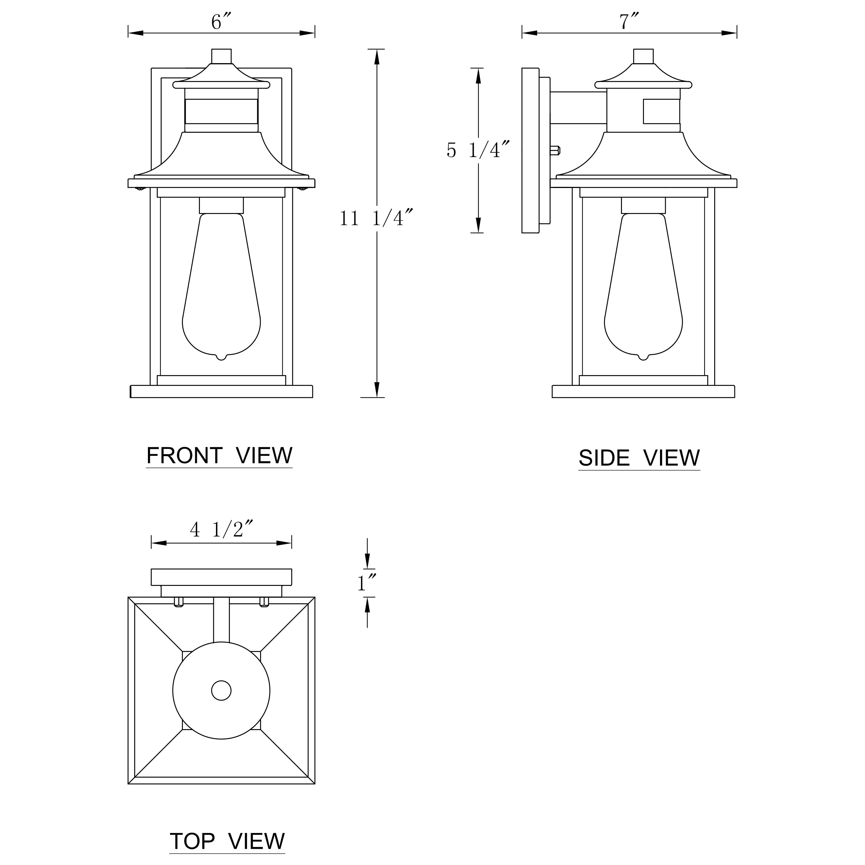 Matte Black Motion Sensor Outdoor Wall Sconce Set