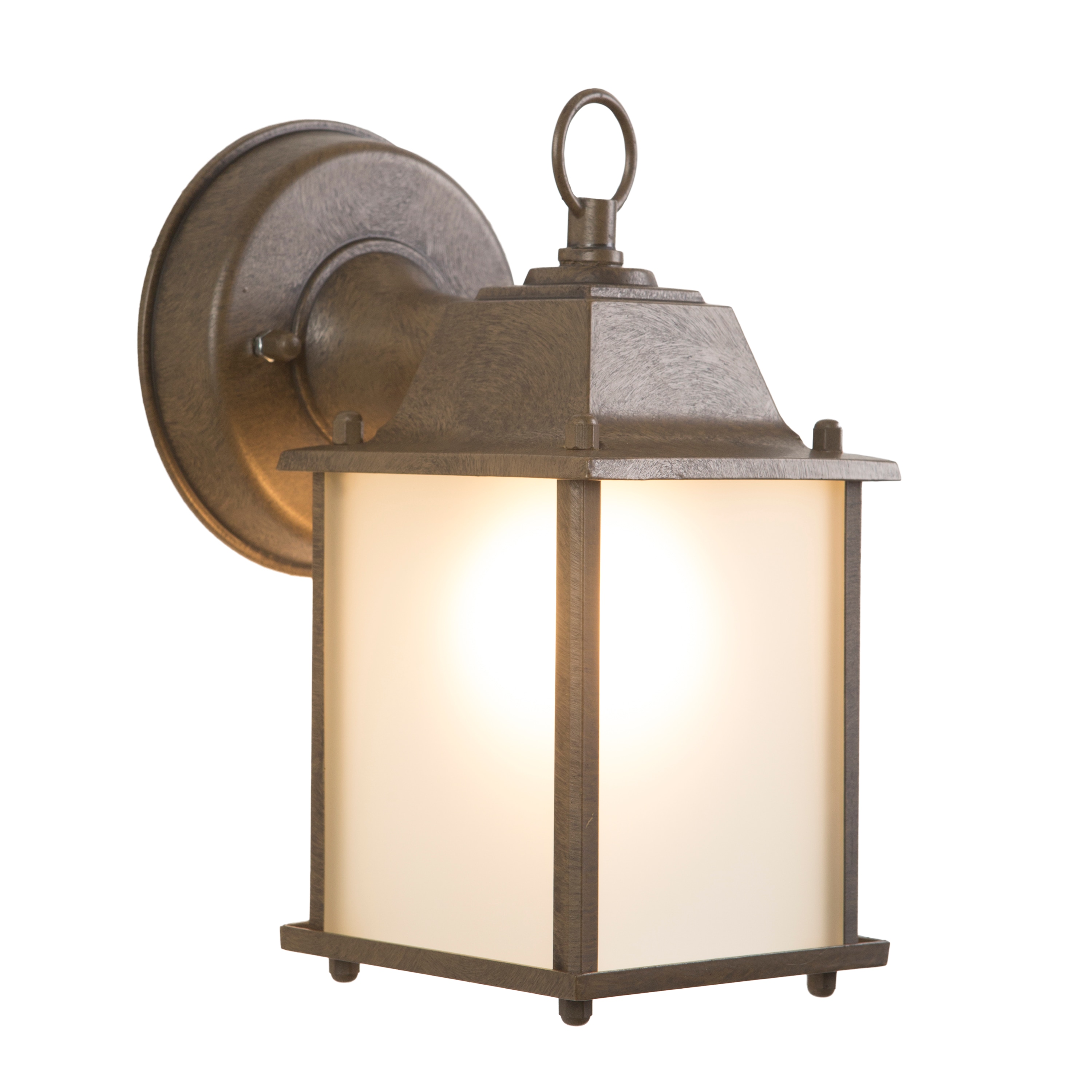 Yosemite Home Decor 5008IBR Tara 1 -Light 8.5-in H Brown Hardwired Outdoor Wall Light