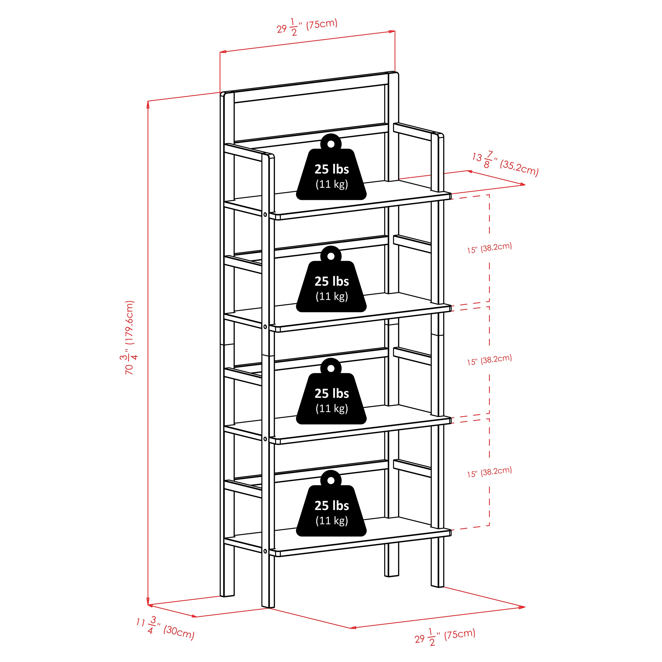 Winsome Wood 23371 bookcases - View #10