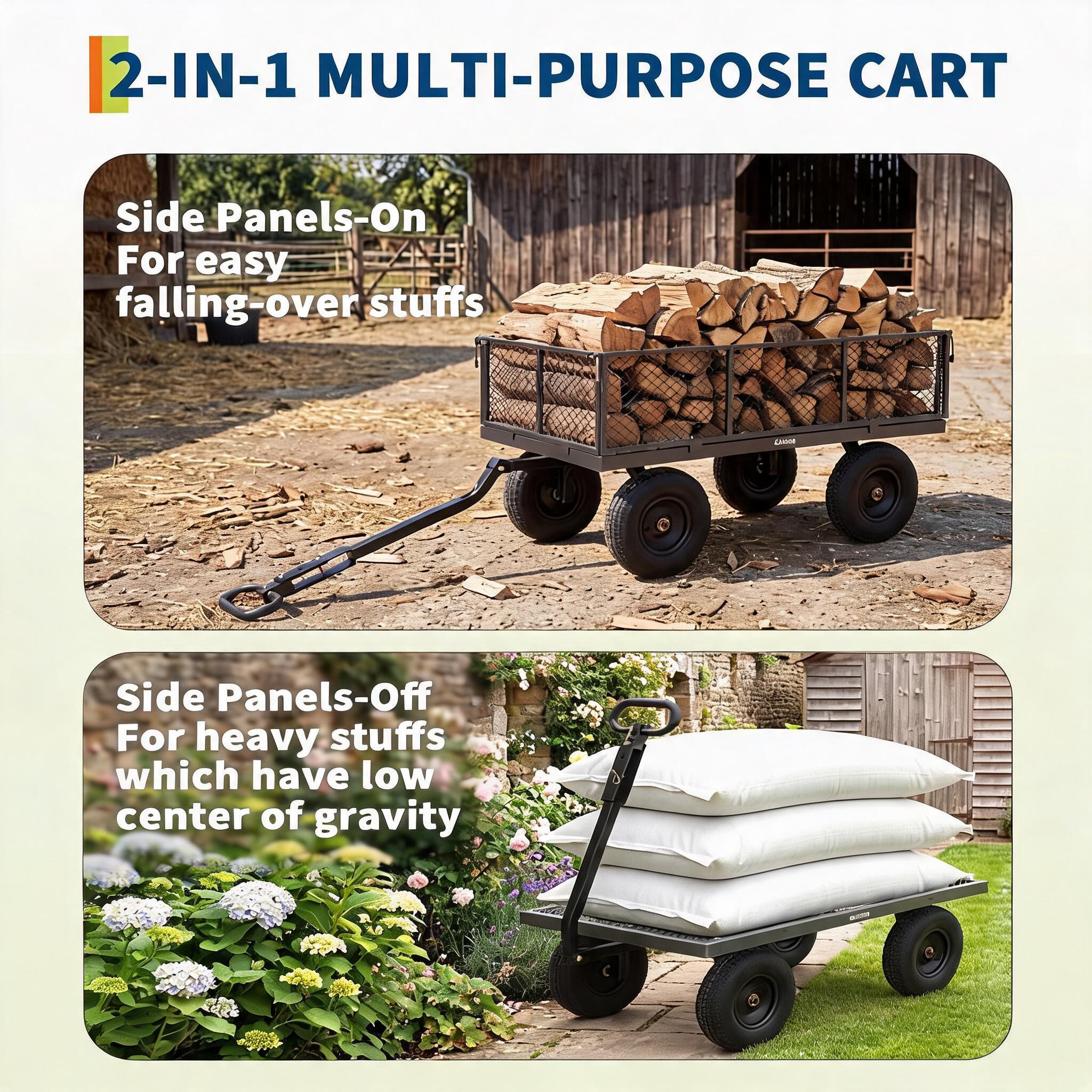 GarveeLife 0AKXUX8PMPO3VIH Yard-Carts - View #3