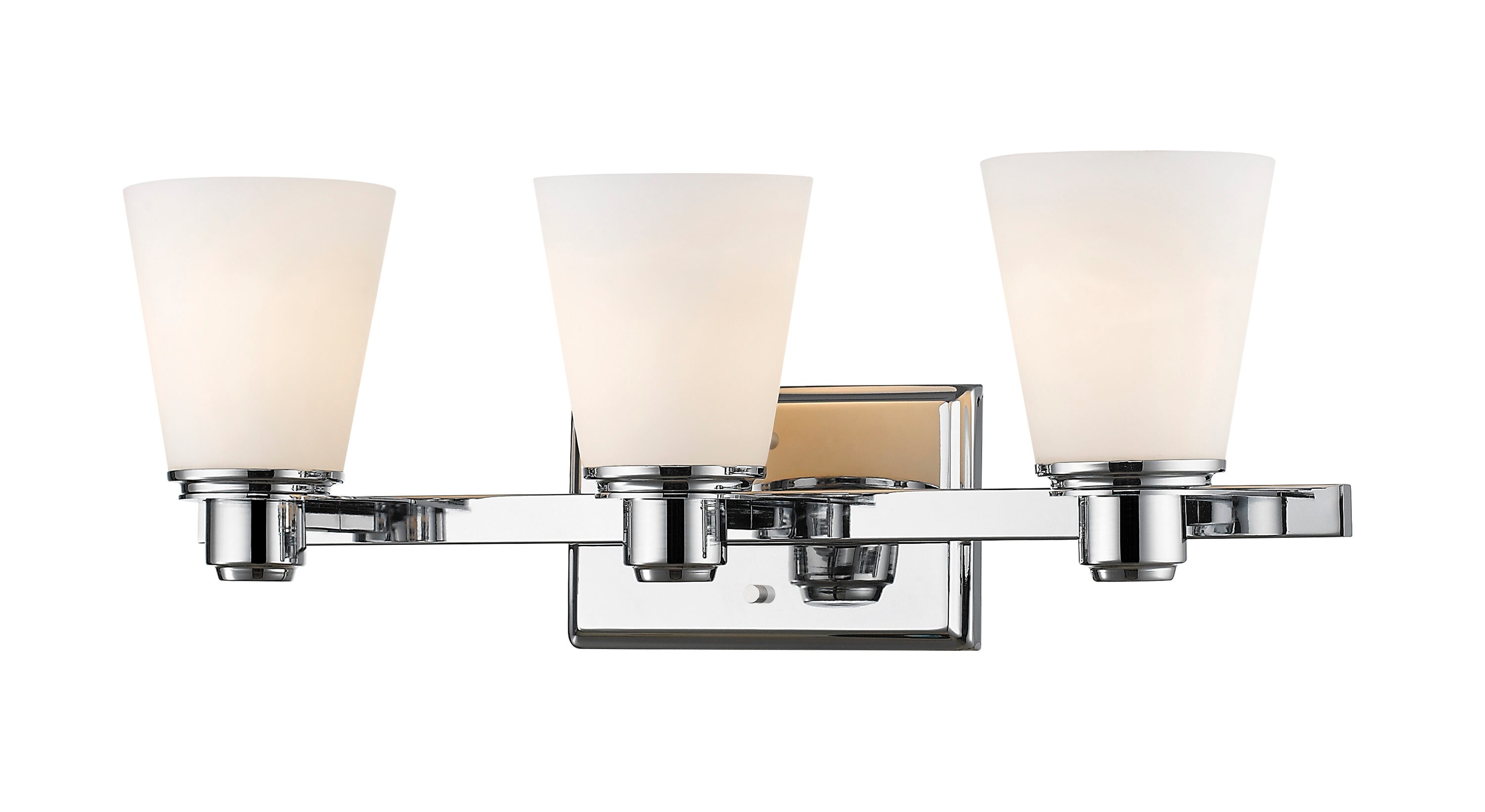 Z-Lite 7001-3V-CH Kayla 22-in 3-Light Chrome Transitional Vanity Light
