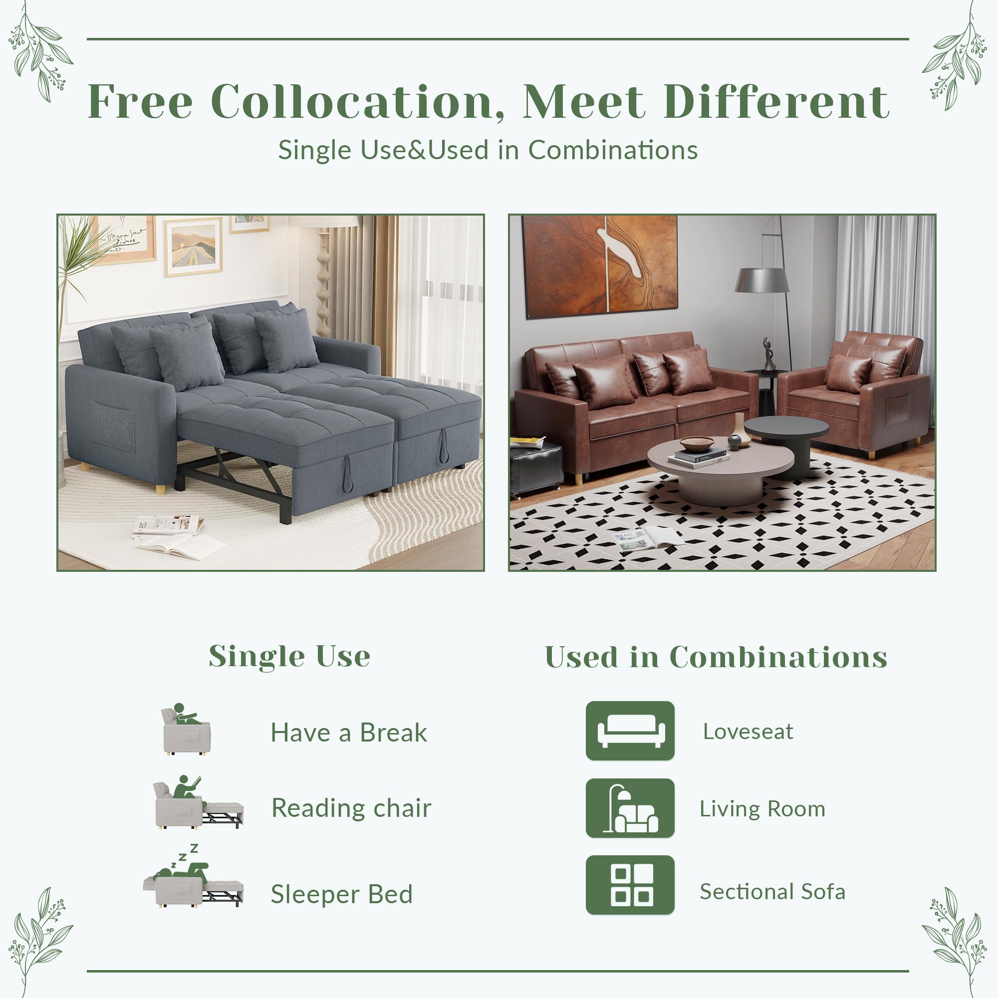 AECOJOY 13170DG-LS01 futons - View #5