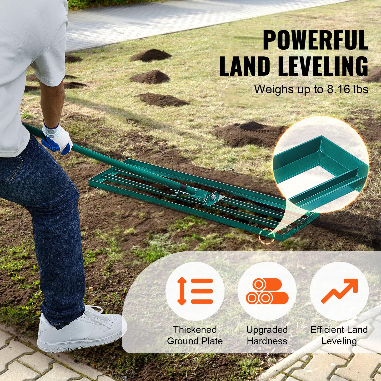 Wudkey L4-LZ3B7U Lawn-Leaf-Rakes - View #5
