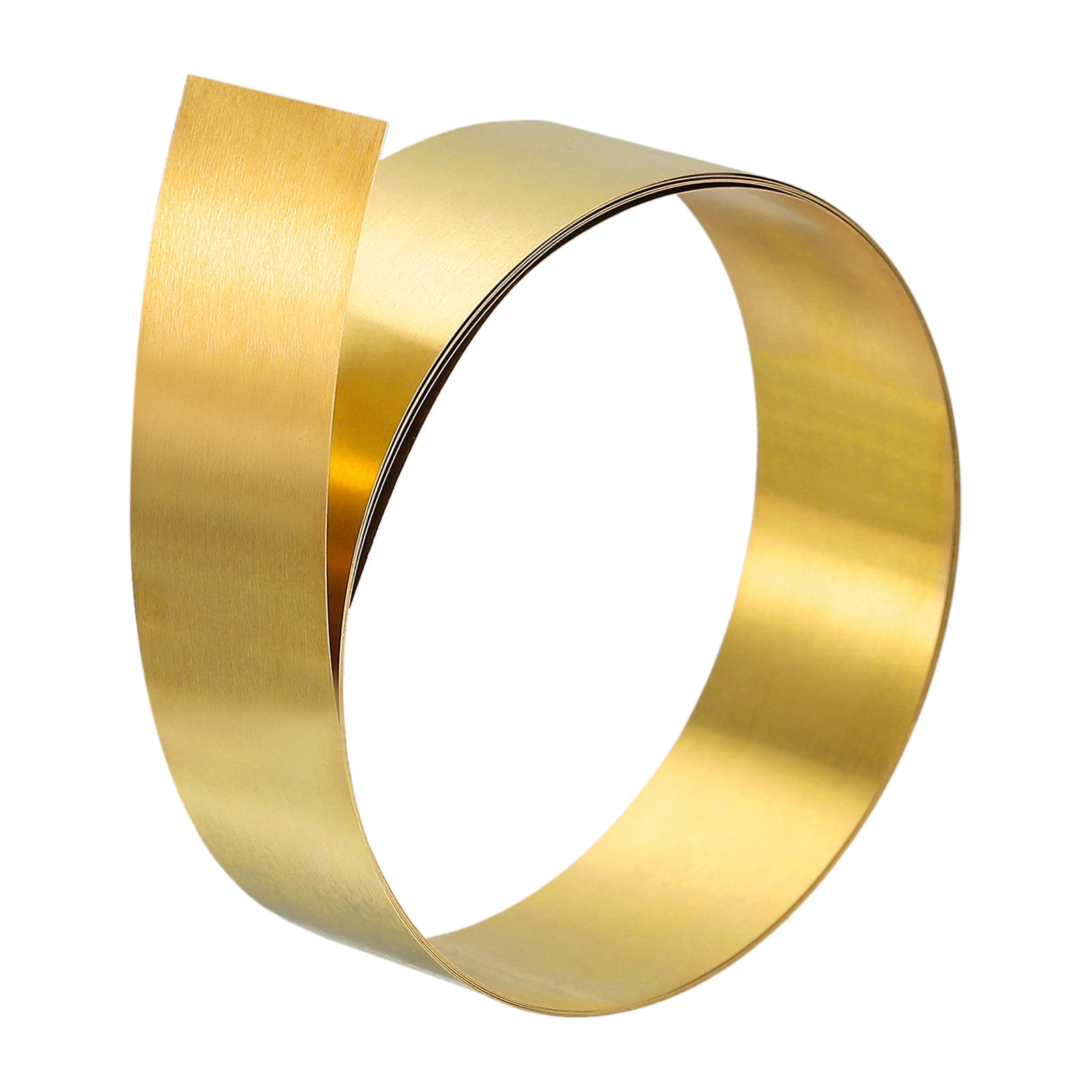 Unique Bargains - Brass Sheet Roll 0.1x20x1000mm Brass Foil Roll Brass Strip Gold for Crafts Elec...