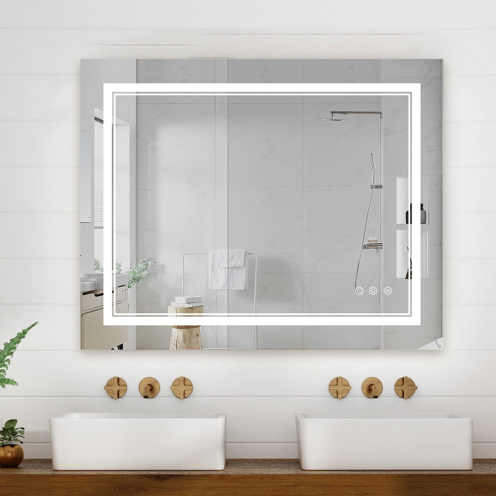 Maxax MXML01-108 Framed-Bath-Mirrors - View #2