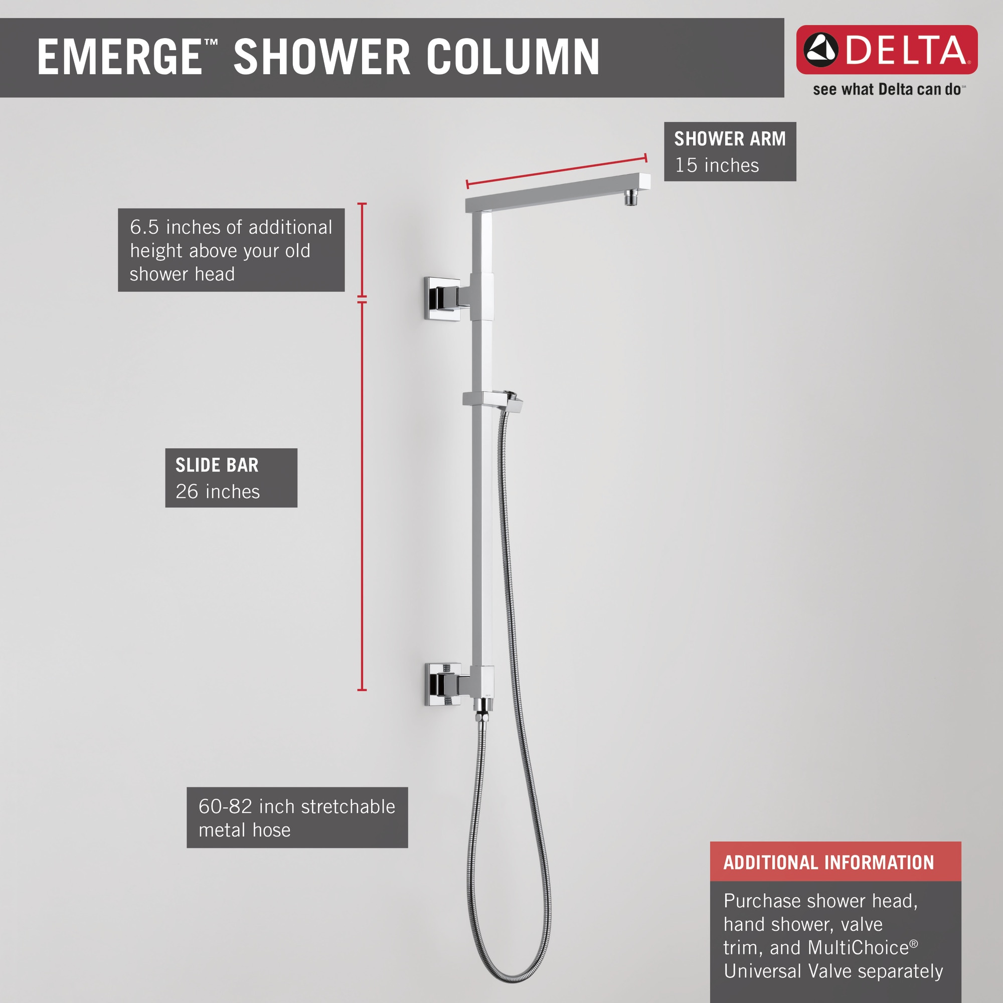 Delta 58420-RB Bath-Shower-Facc - View #4