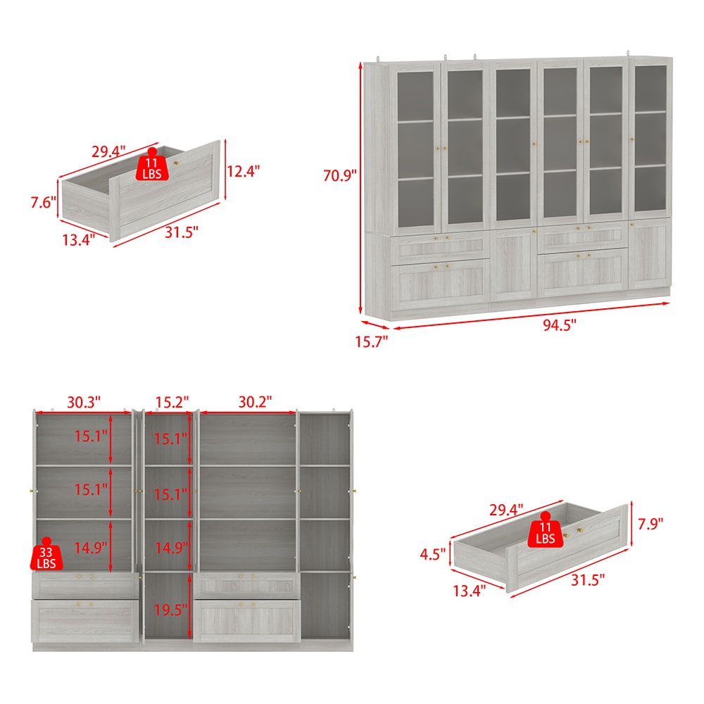 Homsee V-KF020521+522 bookcases - View #15