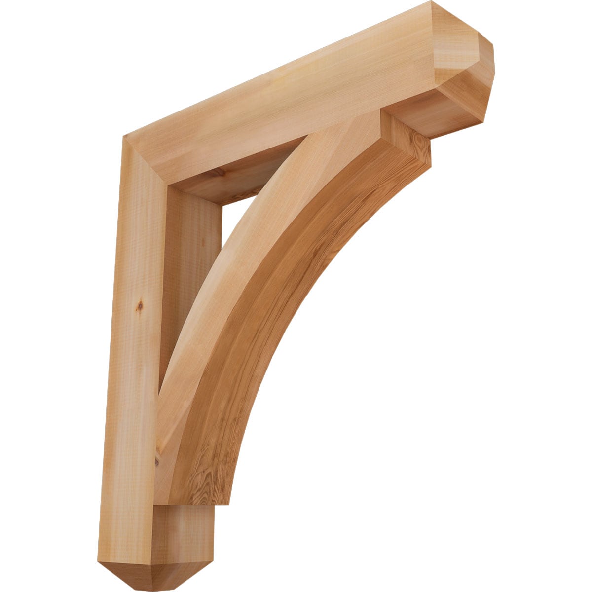 Ekena Millwork BKT06X32X36THR04SWR Thorton craftsman smooth 5-1/2-in x 32-in x 36-in Western red cedar Brown Wood Standard bracket