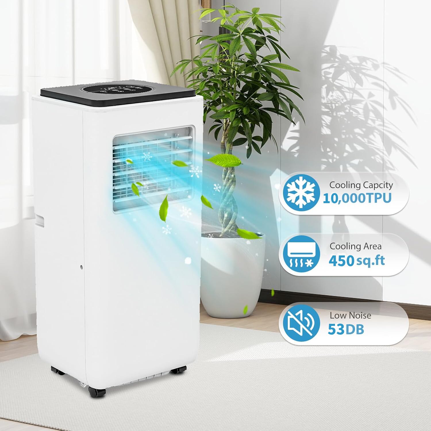 Der Rose LMXPHO-10GP-08223BBX Portable-Air-Conditioners - View #2