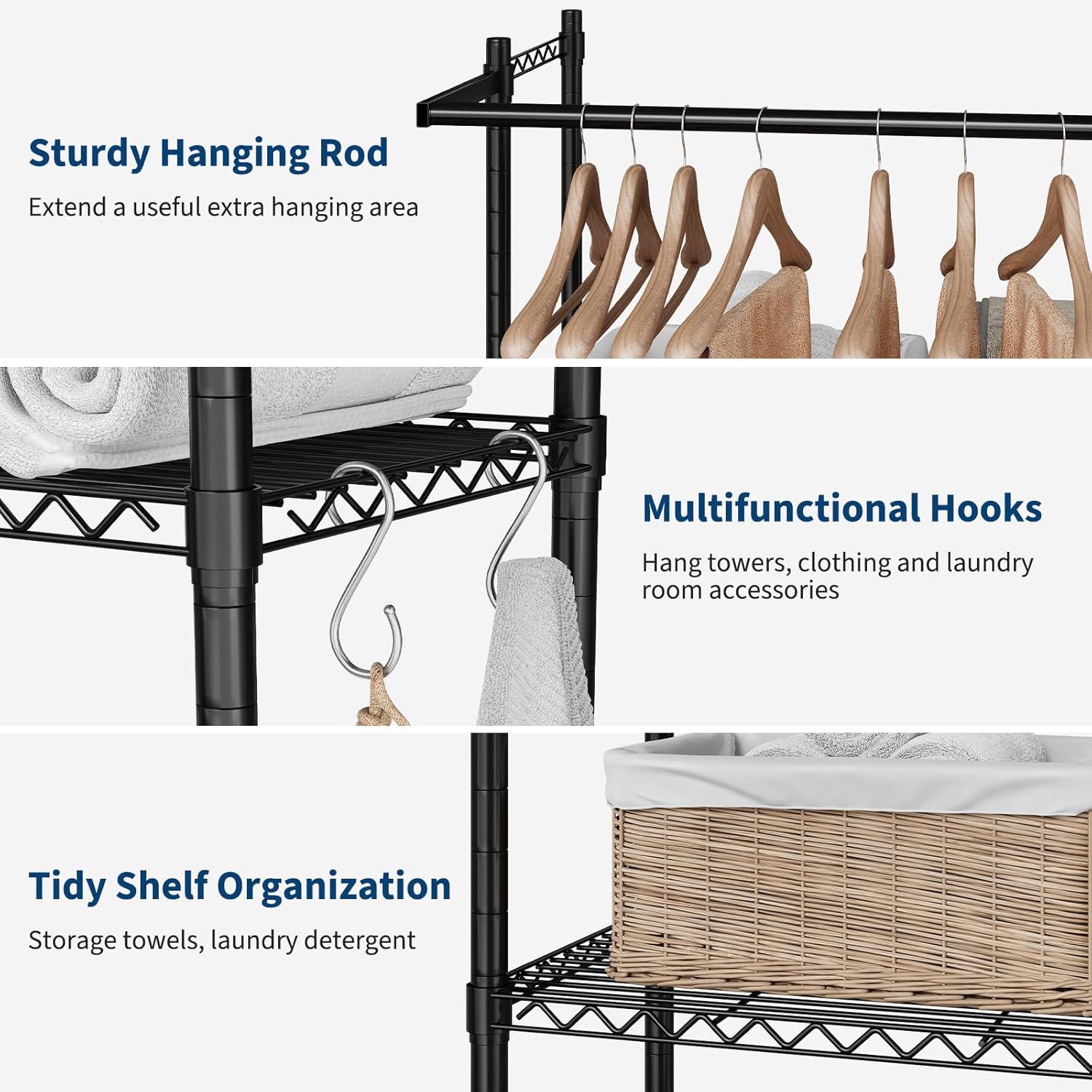 GAOMON TX41MOMZDYYZHC6BZX Garment-Racks - View #3