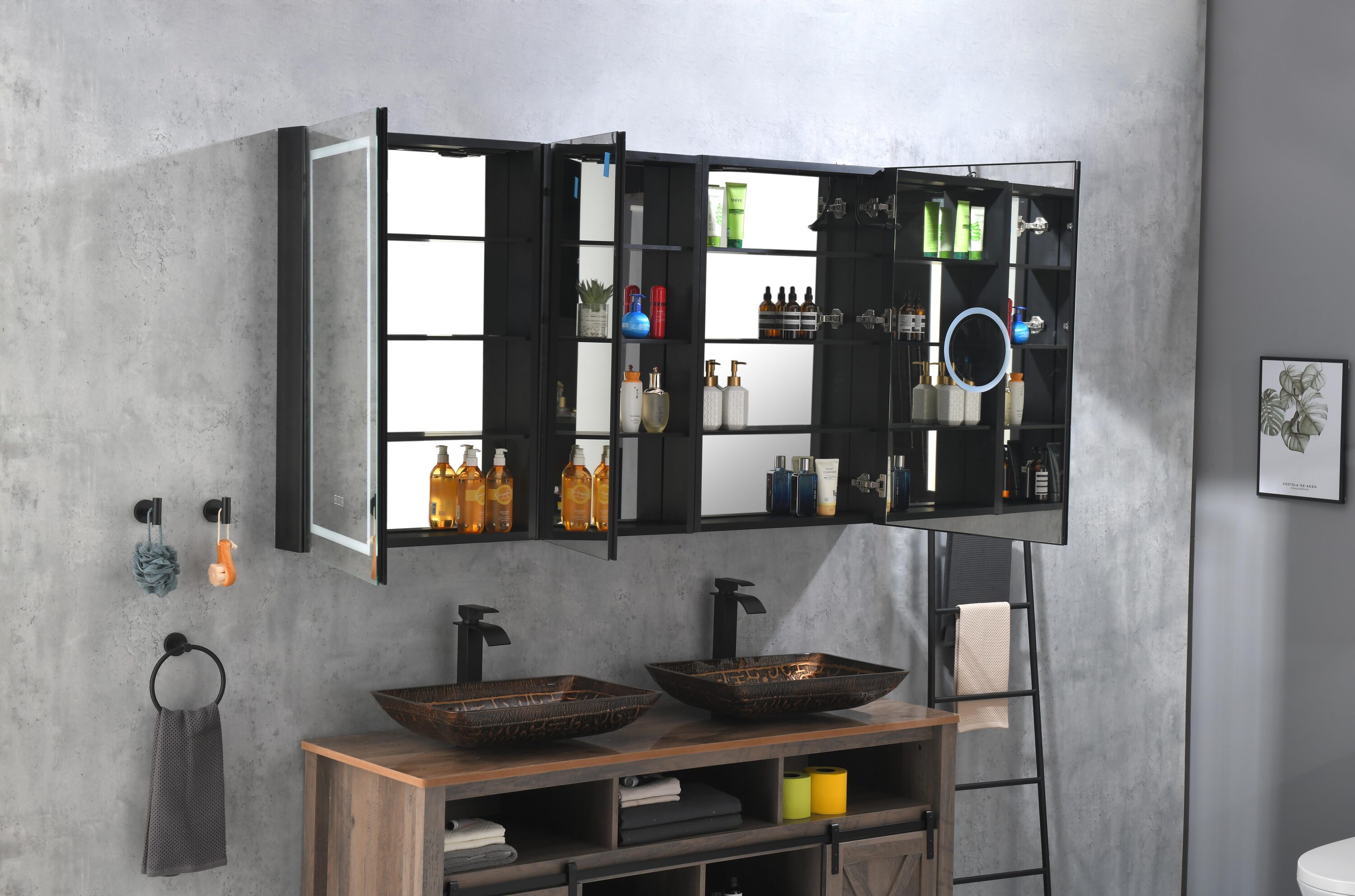 Vacolite KP24-MB-60 Framed-Bath-Mirrors - View #10