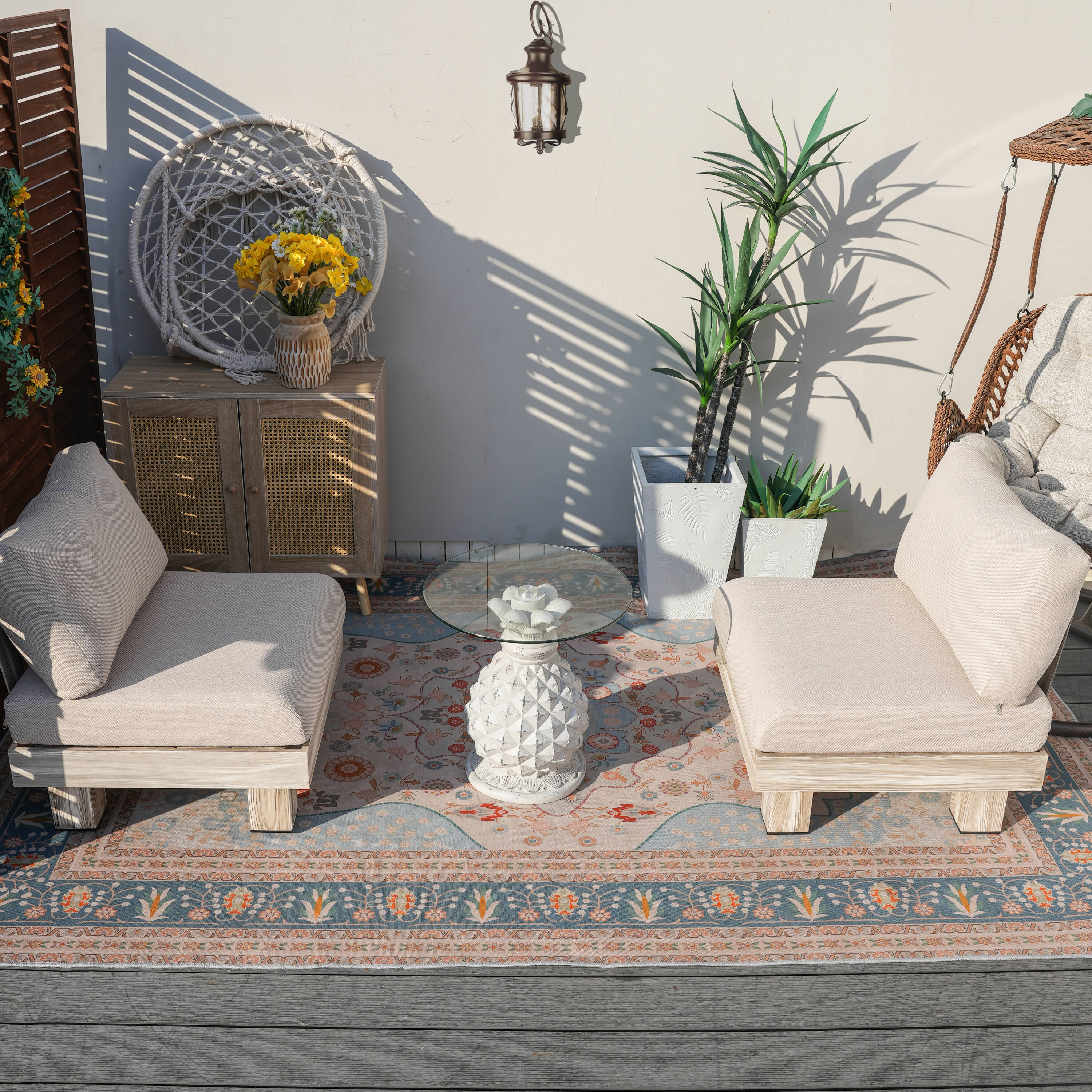 Direct Wicker DWS-22510&ST056 Patio-Conversation-Sets - View #2