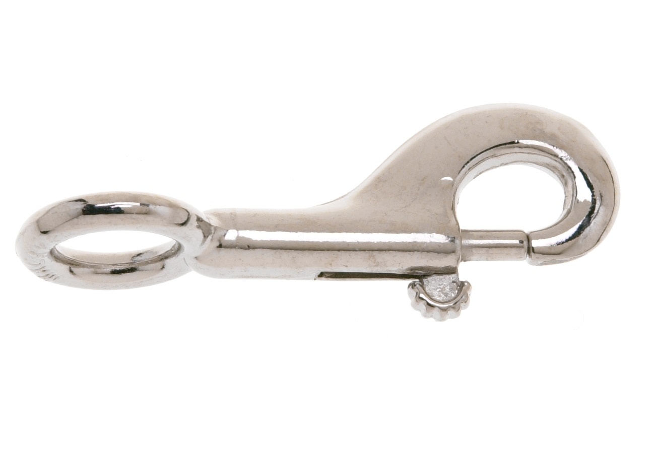 Hillman 1-in x 3-3/8-in Nickel Plated Strap Swivel Eye Bolt Snap