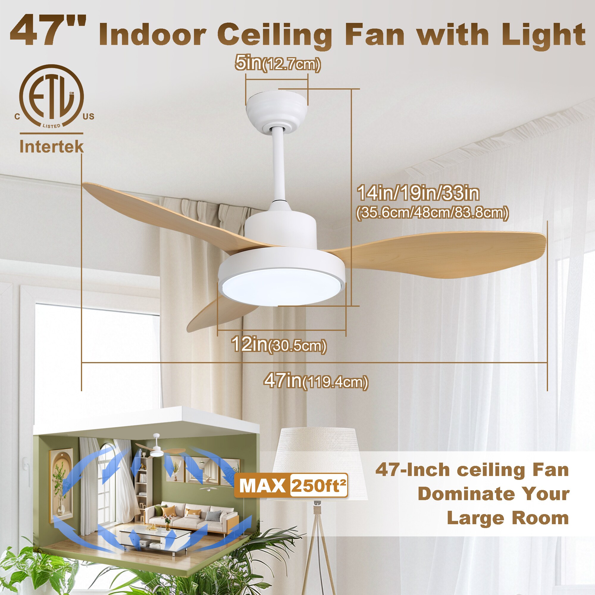 Sunrinx MG12-CF-12 Ceiling-Fans - View #8