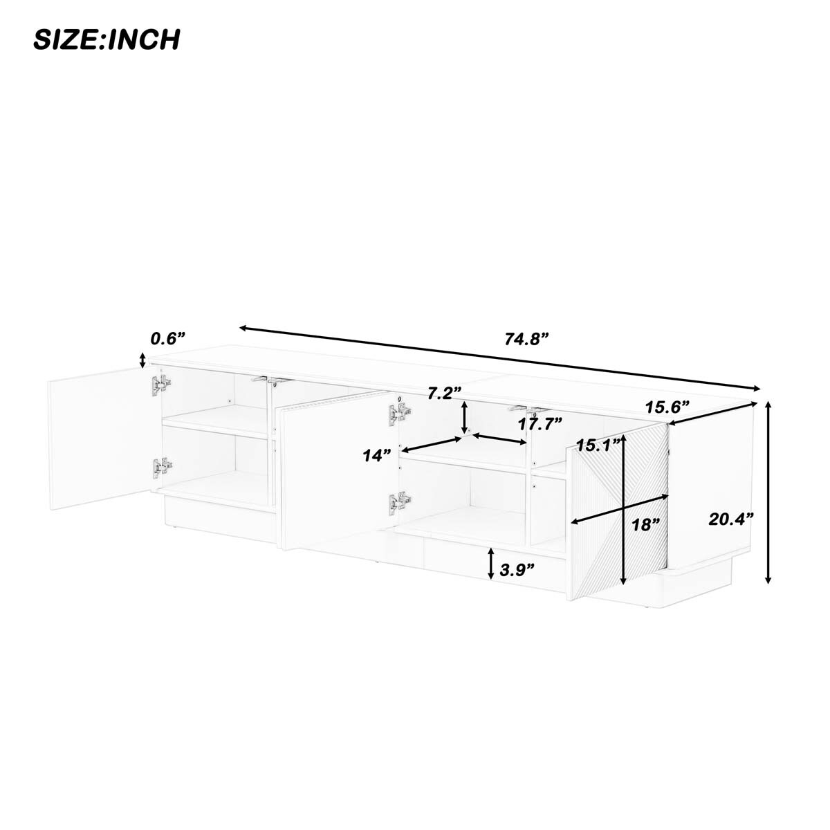 ModernLuxe L3P-N724P426846B Tv-Stands - View #7